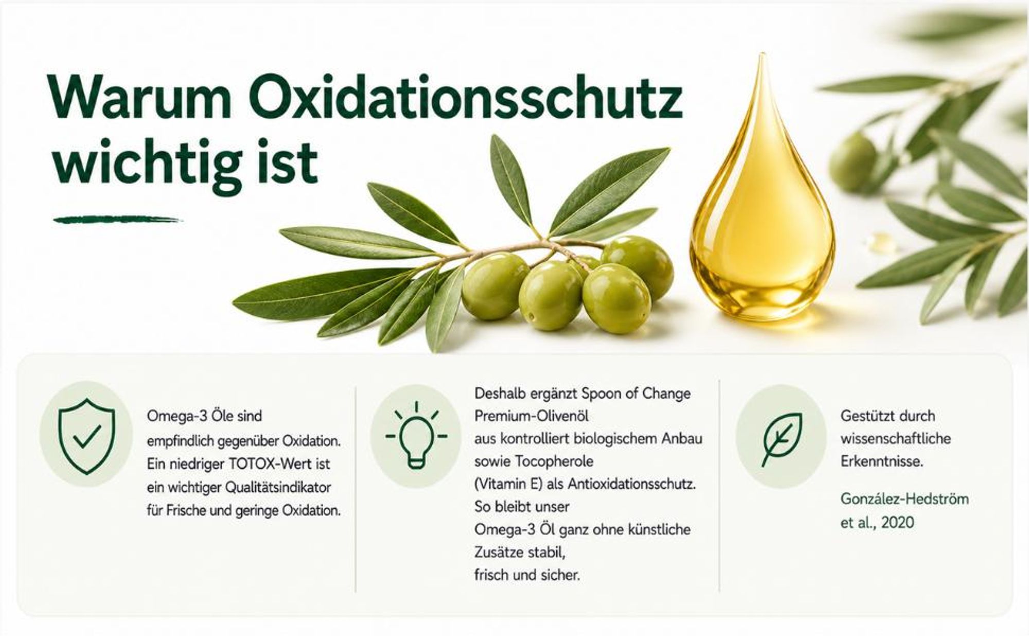 Omega-3 Algenöl Kinder ab 3 - DHA & EPA + Vitamin D3 - ohne Fischgeschmack - 100 Portionen -mit Regenbogenlöffel - 305 mg Omega 3 pro Tag