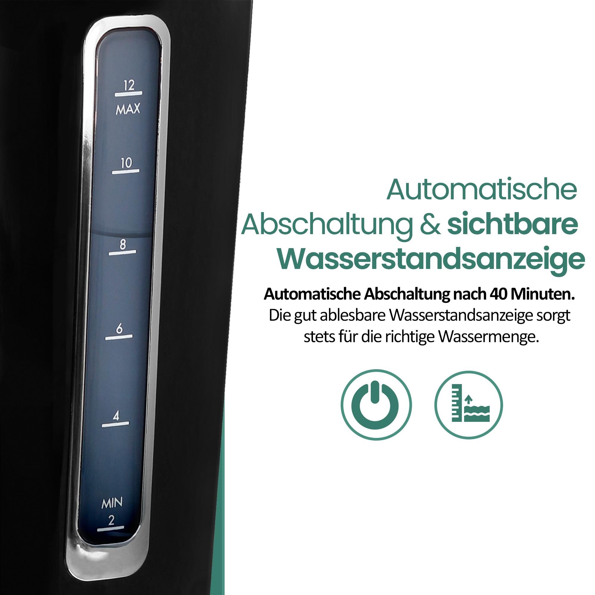 Emerio Kaffeemaschine mit Glaskanne – 1,5 l Filterkaffee – Herausnehmbarer Filter – Tropfstopp-System – 750 W – CME-125129.4