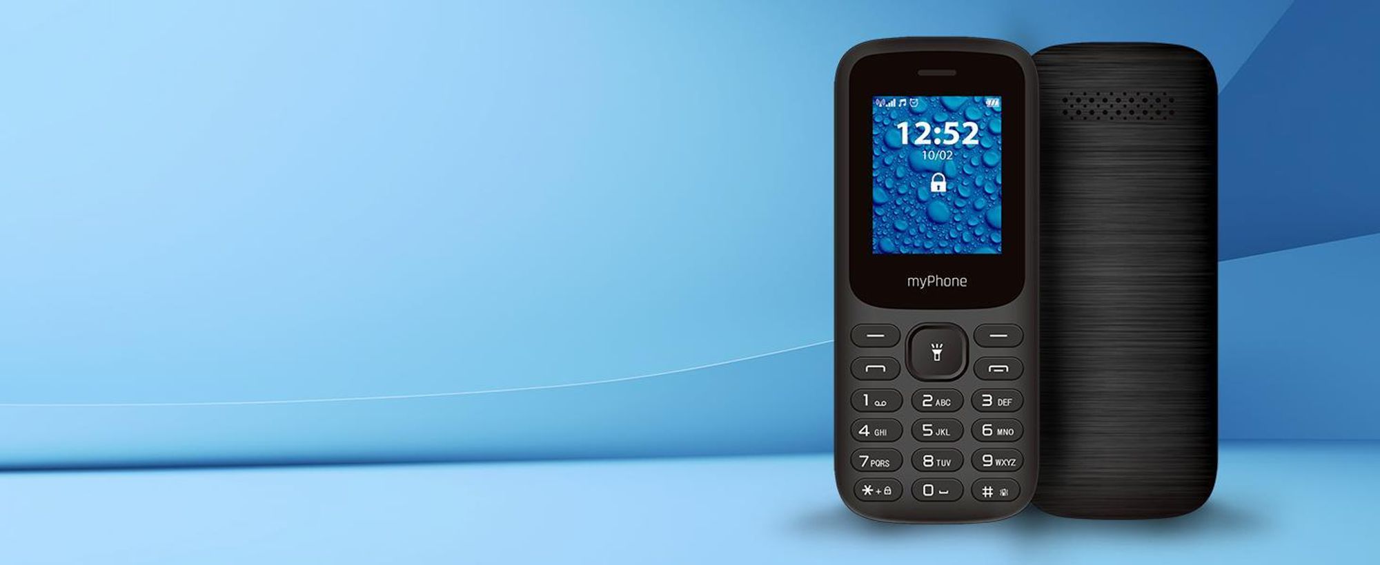 myPhone 2220 Tastentelefon große Tasten Farbdisplay 1,77" Akku 600 mAh Fackel Radio mp3 Dual-Sim bluetooth Mobiltelefon für Senioren beleuch