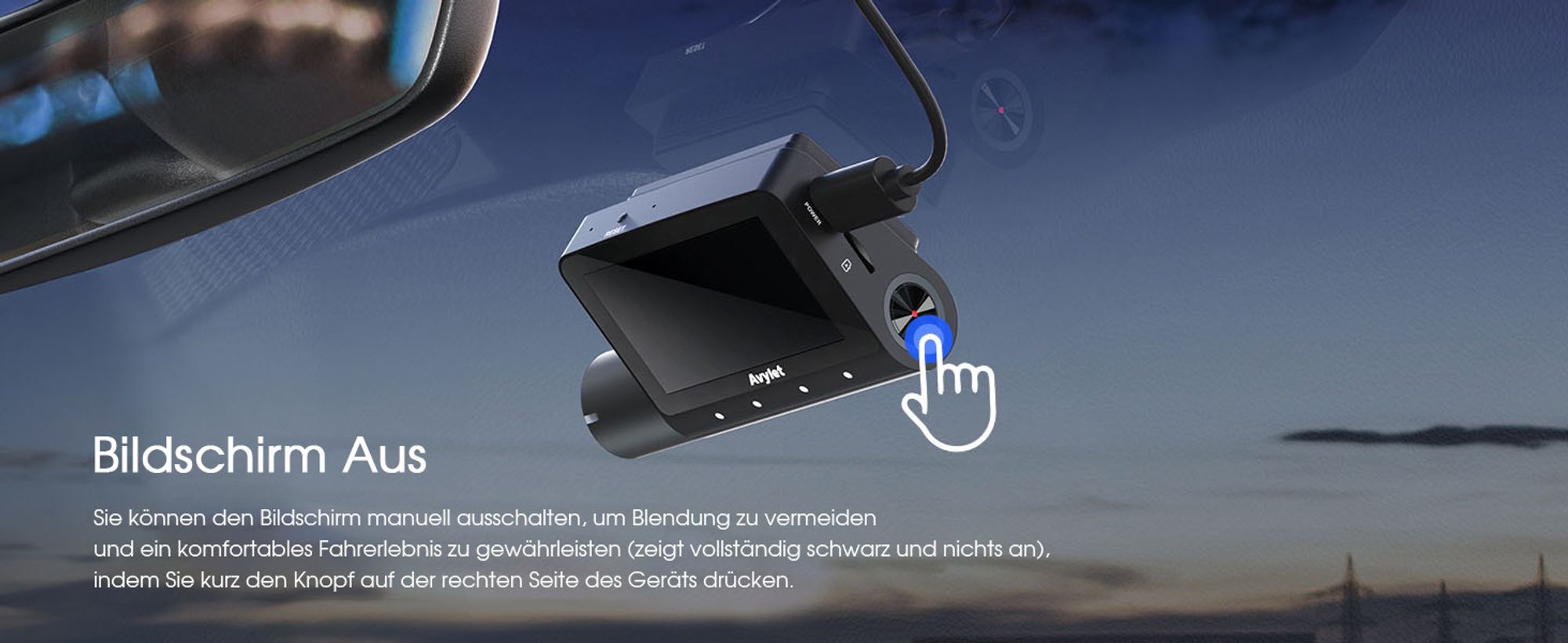 5K 3-Kanal-Dashcam Auto Wi-Fi,GPS,3lens 4K+1080P+1080P Vorne Hinten Innen Autokamera