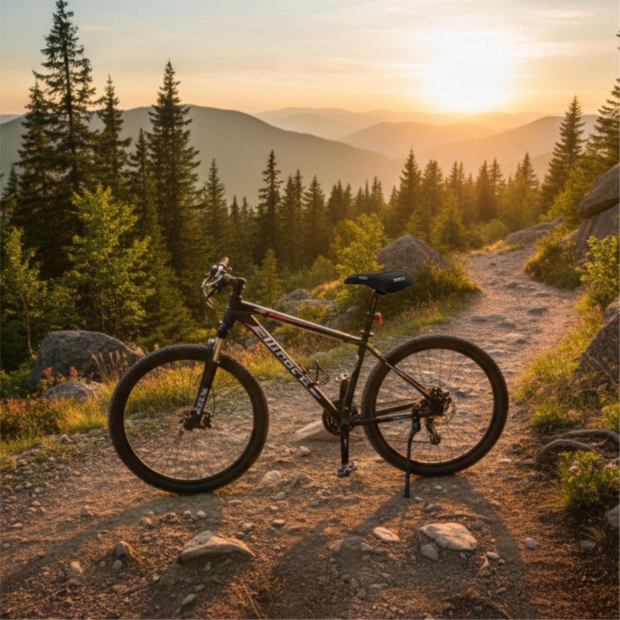 Komfortní Měkké Gelové Sedlo Na Kolo Mtb Velikost M Ergonomický Tvar Účinně Tlumí Nárazy A Zajišťuje Pohodlnou Jízdu Bez Bolesti I Na Dlouch Výletec