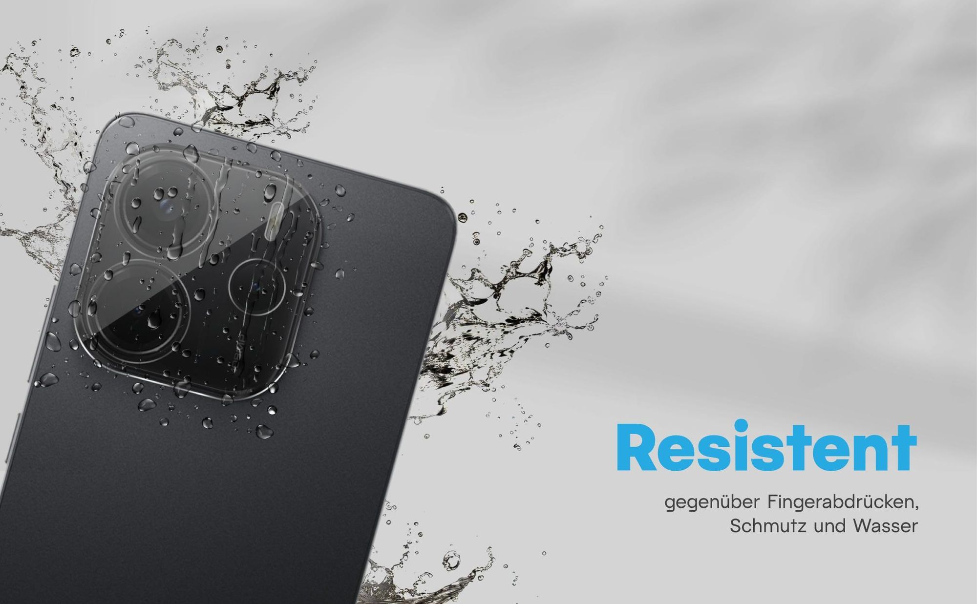 Zweierpack Kameragläser für Xiaomi Redmi Note 14 - Resistent gegen Fingerabdrücke