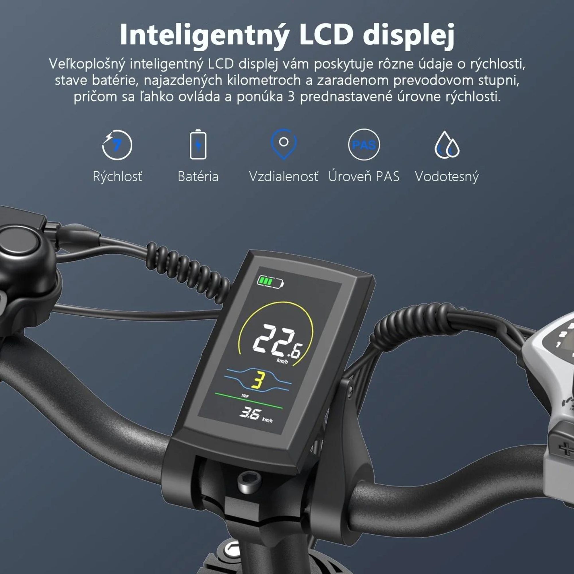 Electric Bike FAFREES F20 Max - Batéria 48V30AH Pneumatika 20" Mechanická kotúčová brzda - Čierna