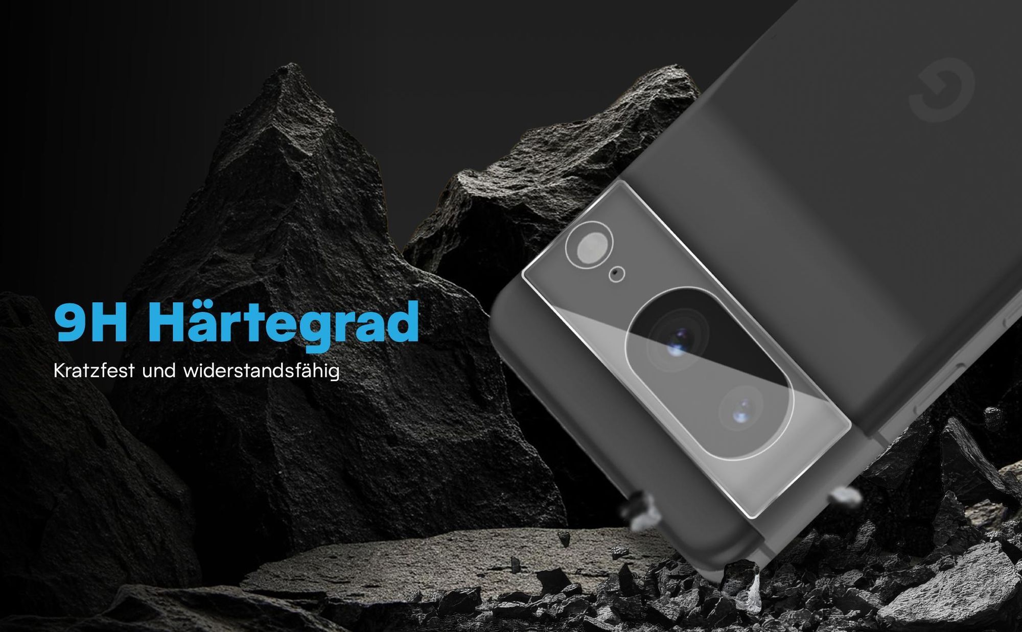 Kameraglas Doppelpack für Google Pixel 8 für vollständigen Schutz