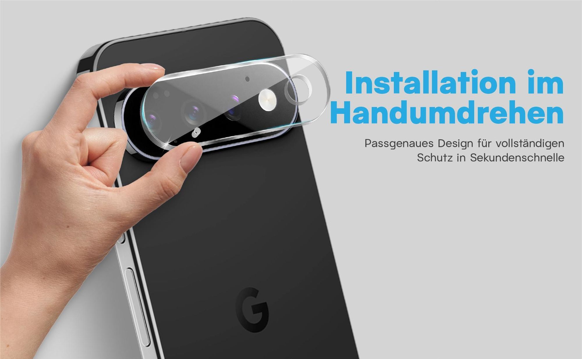 2x Kameraschutz aus 9H Glas für Google Pixel 11 Pro in passgenauem Design