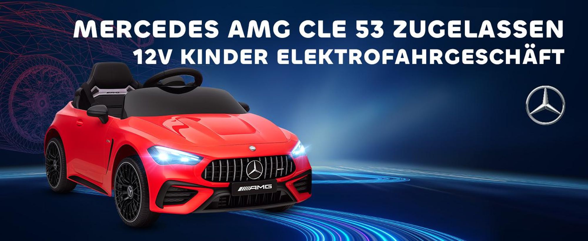 AIYAPLAY Kinder Elektroauto 2x12V Kinderauto mit Musik, MP3, Sanftem Start/Stopp