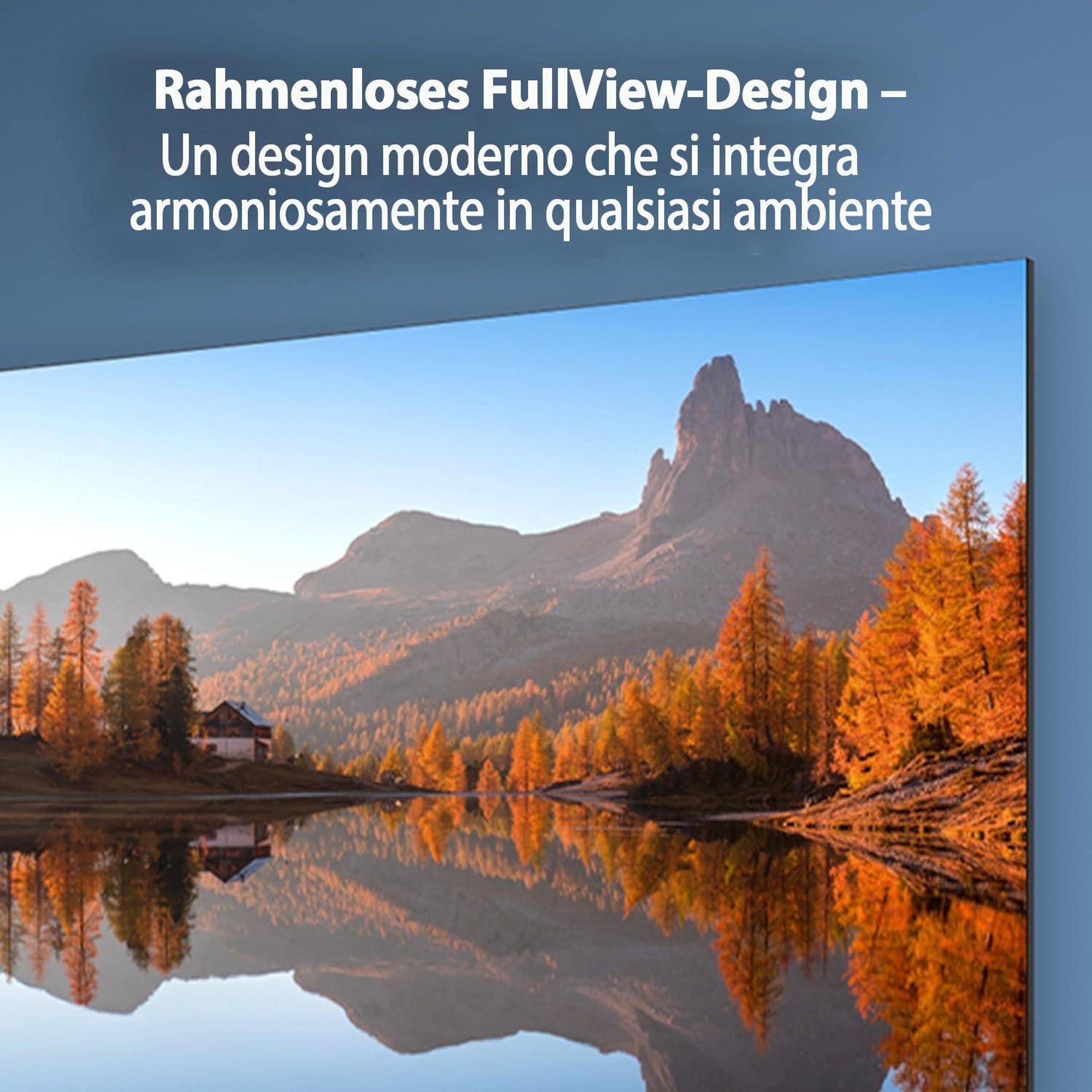 Hikers 43Z1 Televisore Smart TV - 43 pollici Schermo FHD 1920*1080 Risoluzione Android Compatibile Dolby Atmos Audio Qualità - Nero