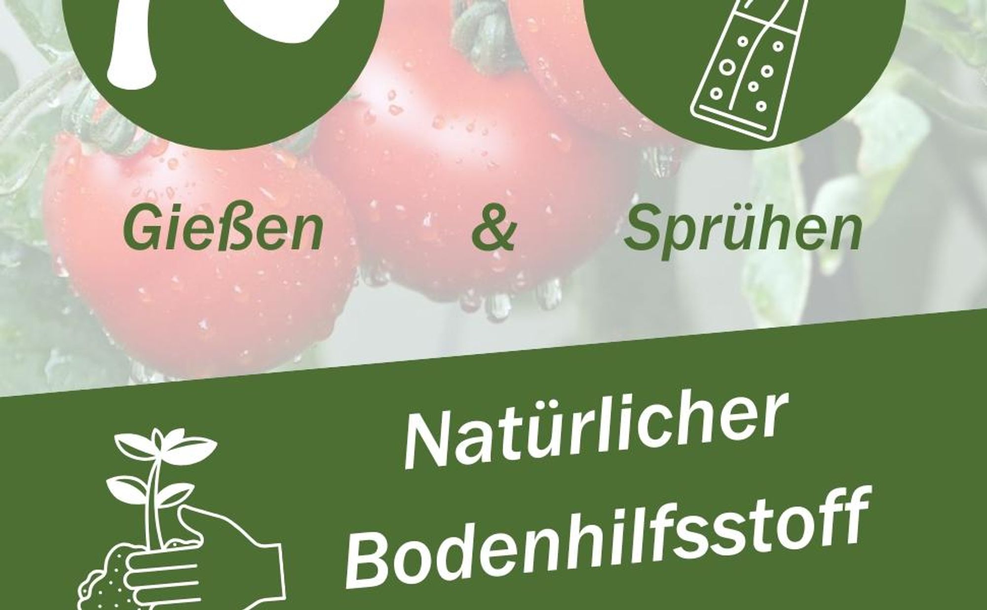 GreenPanda  Calciumdünger für Tomaten - Tomatendünger - Verbessert Ernte & Geschmack! - 1 Liter  Tomatendünger