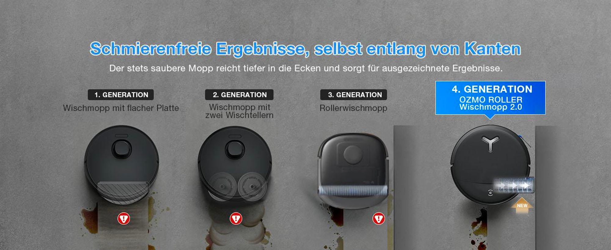 ECOVACS DEEBOT T80S Omni 24.800 Pa Saugroboter mit 2pcs Original-Reinigungslösung, Staubsauger Roboter mit Wischfunktion, Heißlufttrocknung, Schwarz