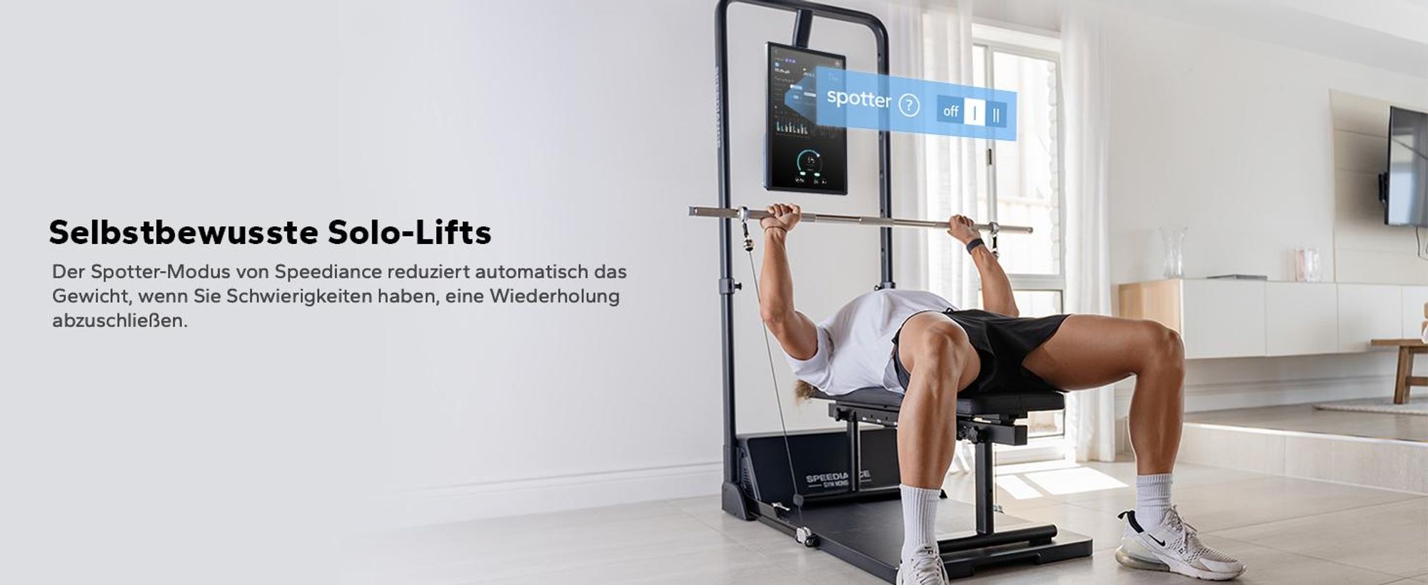 Speediance Smart Home Gym System, Gym Monster Multifunktionale Smith Maschine Home Gym Power Cage, Tragbare Kabelmaschine für Home Workout