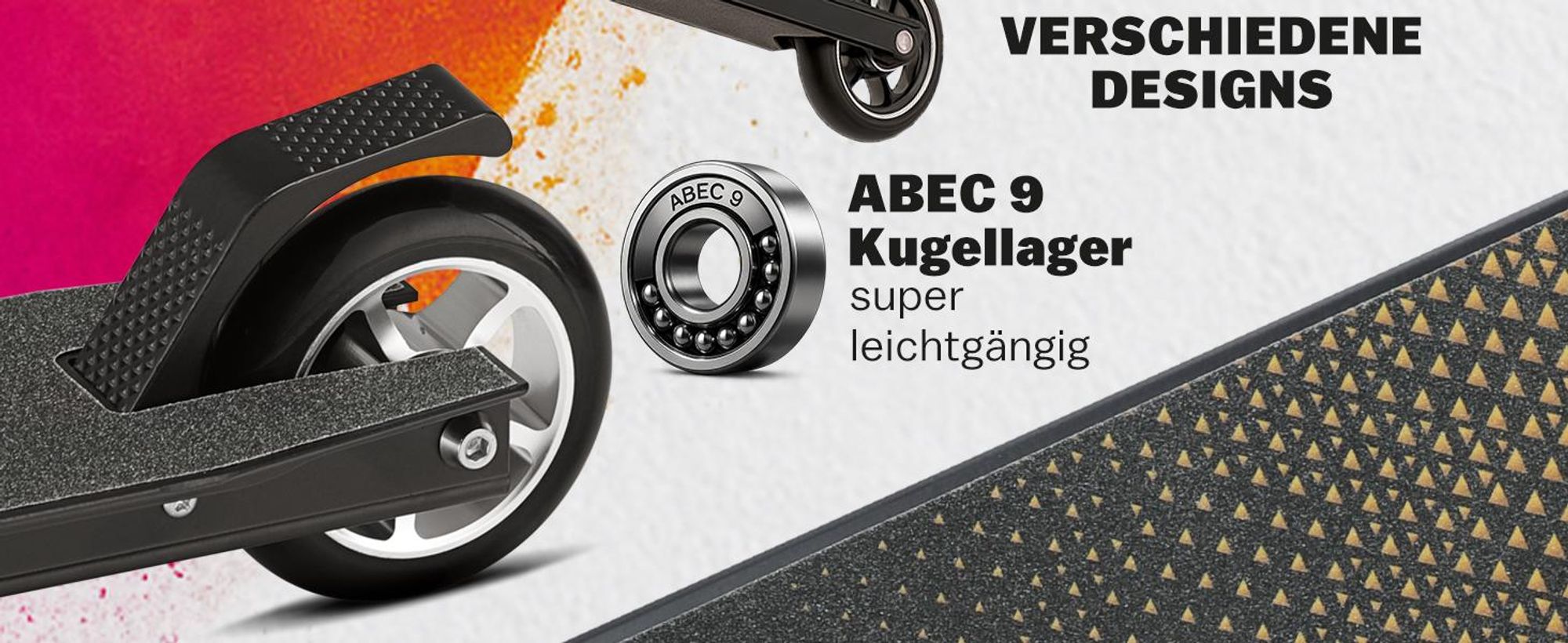 SPORTANA Stunt Scooter für Kinder und Erwachsene