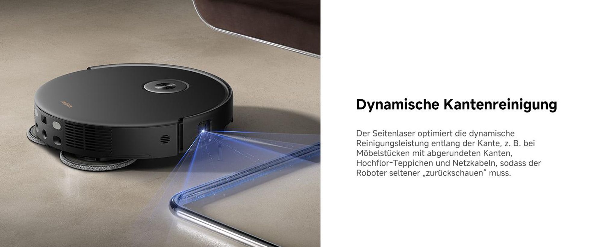 MOVA P50s Ultra Saug- und Wischroboter 24.000 Pa, Auto-Absaugstation, StepMaster, Dual-LiDAR, mit 1L Extra Reinigungsflüssigkeit