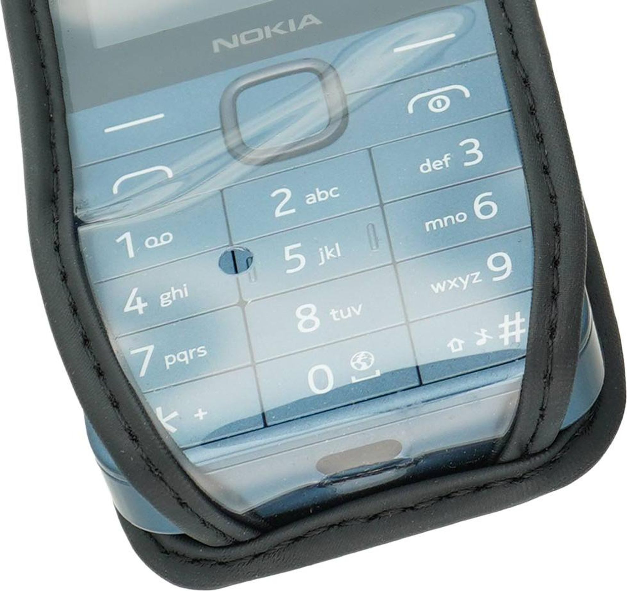 caseroxx Ledertasche mit Gürtelclip kompatibel mit Nokia 225 4G (2024) aus Echtleder, Tasche mit Gürtelclip und Sichtfenster  Bild 4
