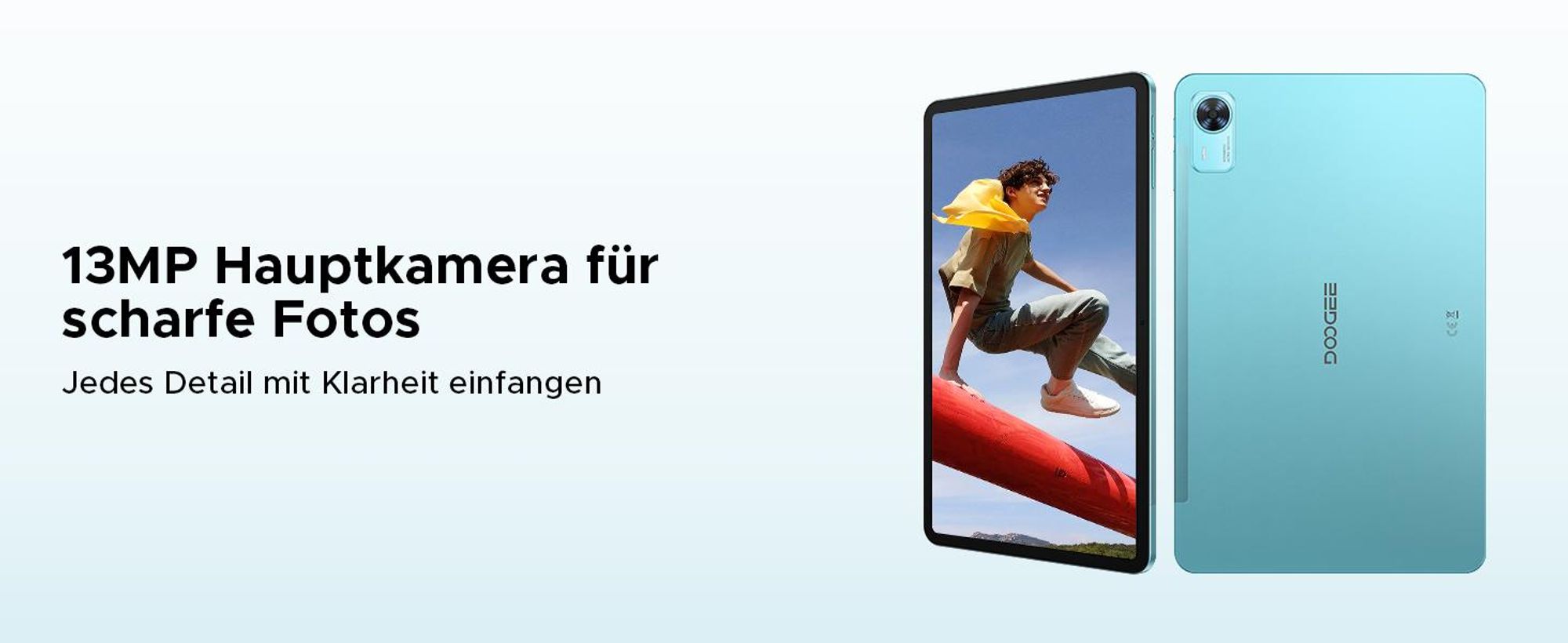 DOOGEE Tab E3+ - Tablet, Android 16, 12 Zoll, 48(8+40)GB+256GB(bis 2TB erweiterbar), 4G LTE, 90Hz,8800mAh/18W, Vier Trompeten
