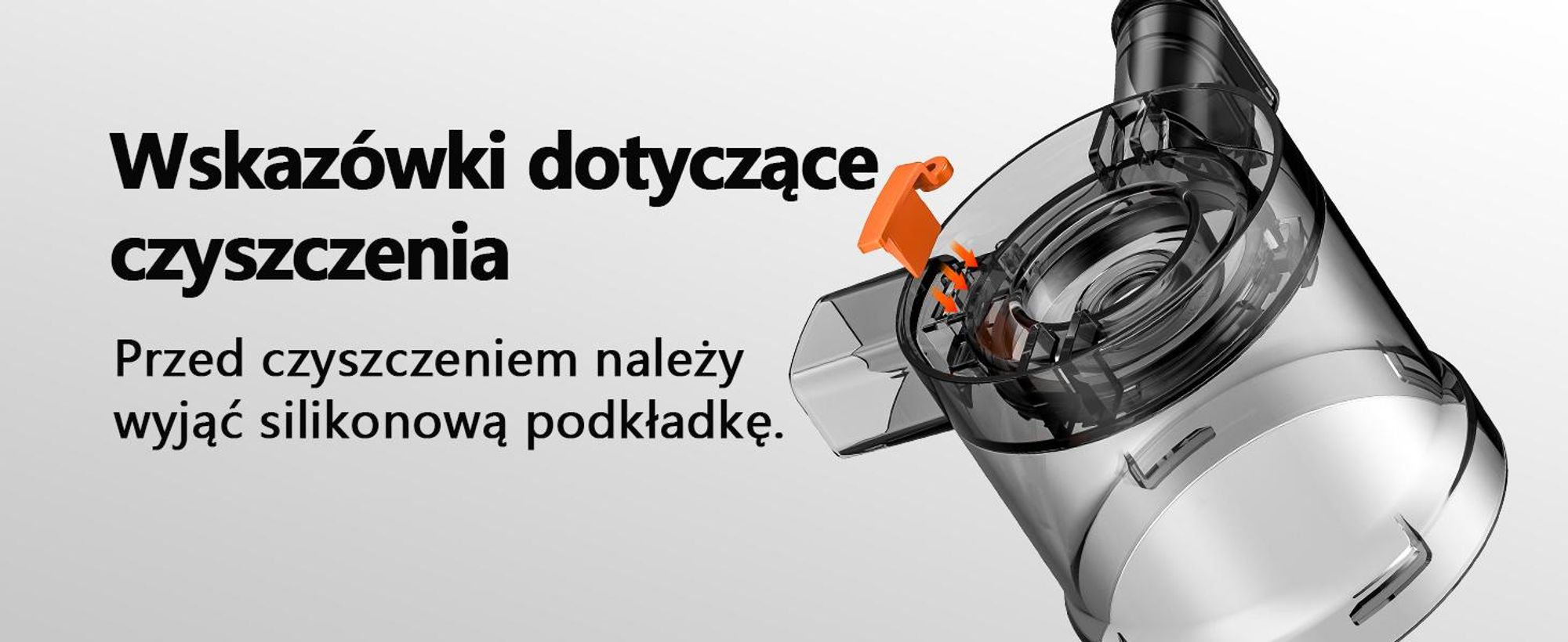 Wyciskarka wolnoobrotowa LINKChef SJ-052-EU-BL, pojemność 1,8 l, odpowiednia do warzyw i owoców, wyposażona w potrójny system filtracji, czarna