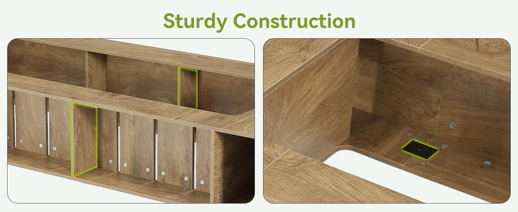 Tribesigns Konsolentisch, 200 cm, Landhausstil, ideal für Eingangsbereich, Flur, Diele oder Wohnzimmer, mit Ablagefach, rustikales Braun