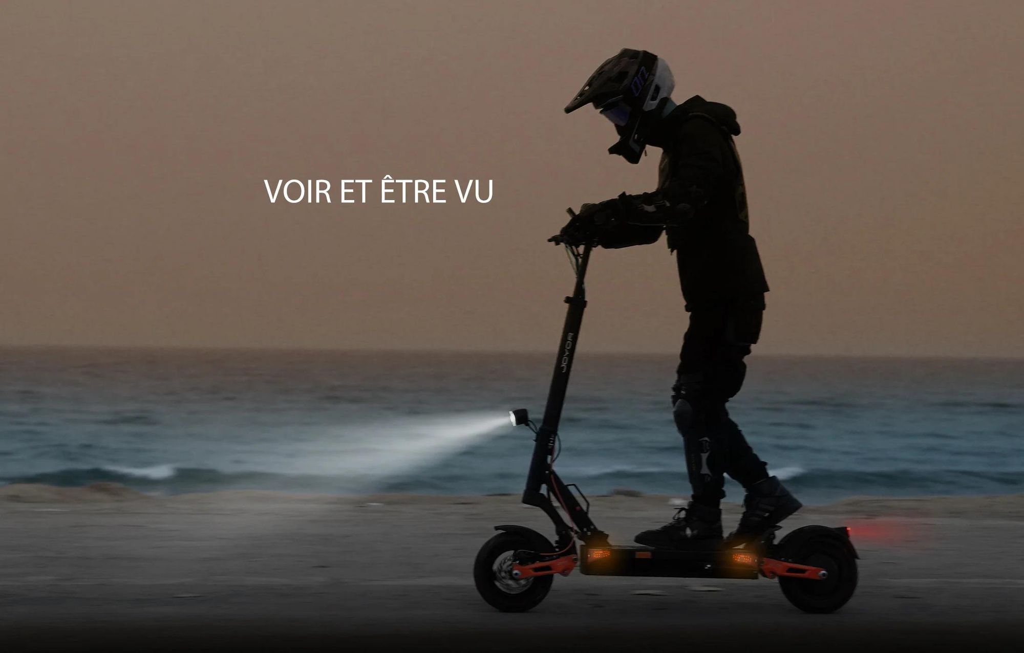 JOYOR T6 Pliable Trottinette électrique - Moteur 600W Batterie 48V18AH Pneus de 10 Pouces - Noir
