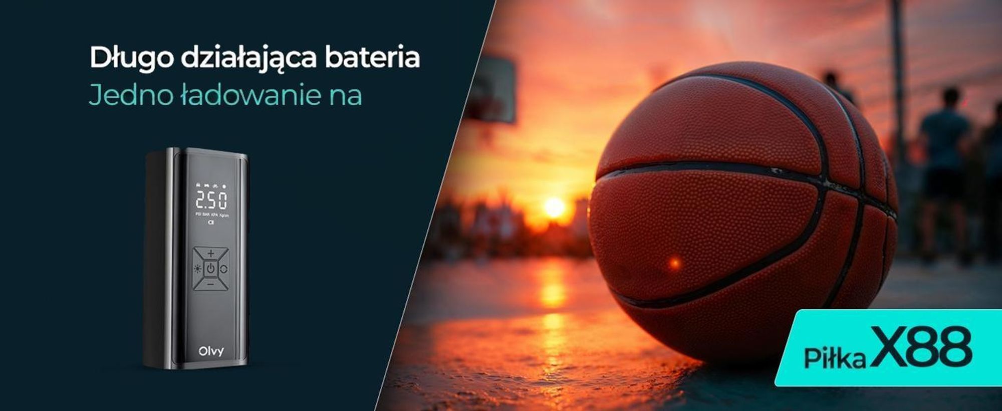Kompresor powietrza Olvy 7000 mAh, mini pompka do opon, elektryczna pompka rowerowa, elektryczna pompka powietrza, mini kompresor do piłek rowerowych samochodowych