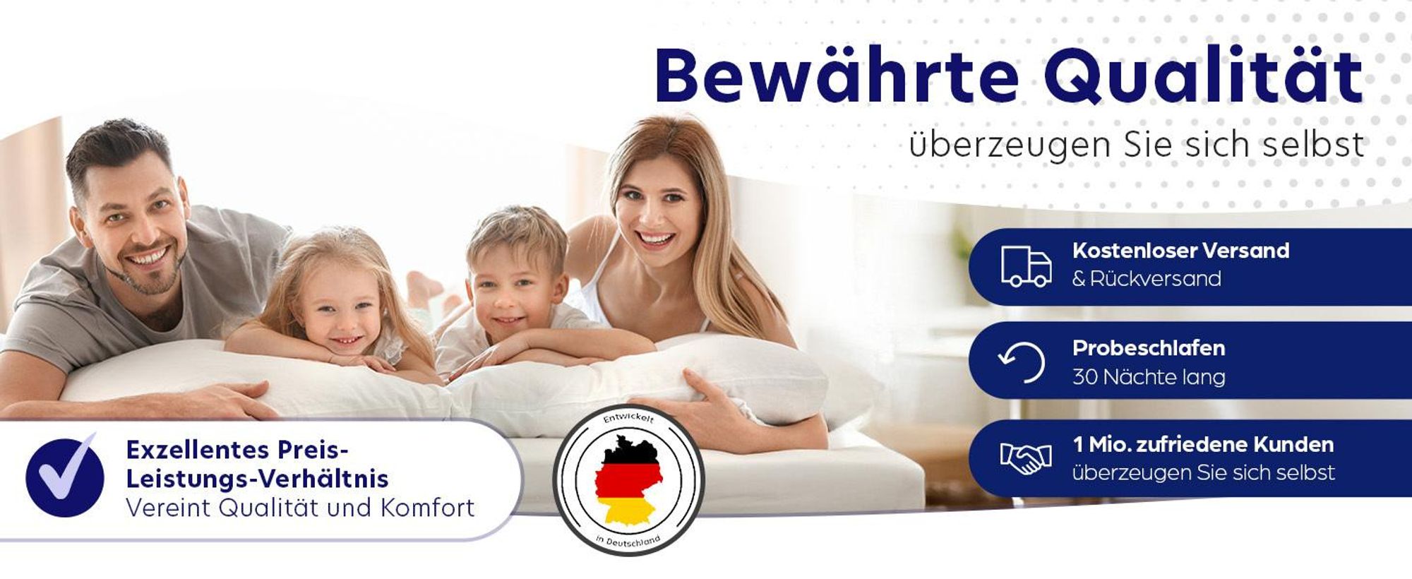 Ergonomische 7-Zonen Kaltschaummatratze - 13cm - H2 - (80 x 200 cm) - Träumegut24