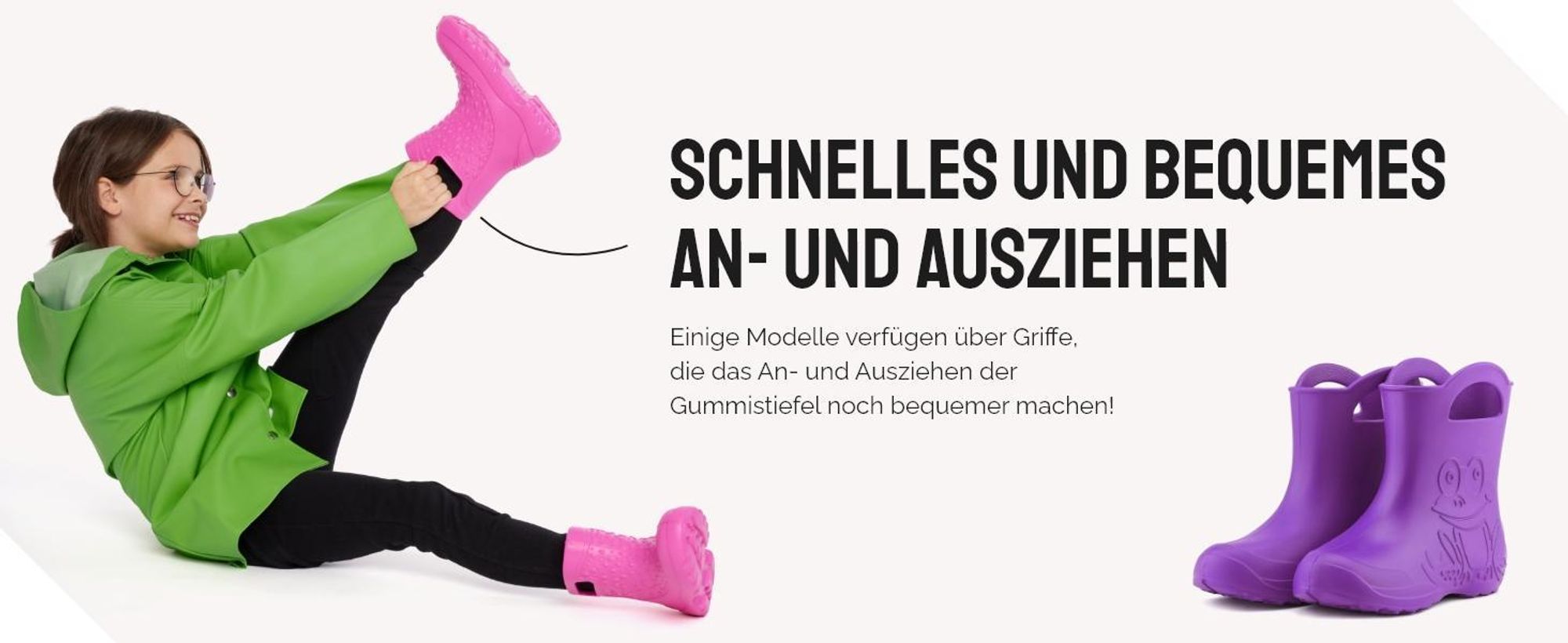 Ladeheid Kinder Mädchen Jungen federleichte Eva Thermo Gummistiefel Regenstiefel gefüttert KL050 (Violett, 26 EU)