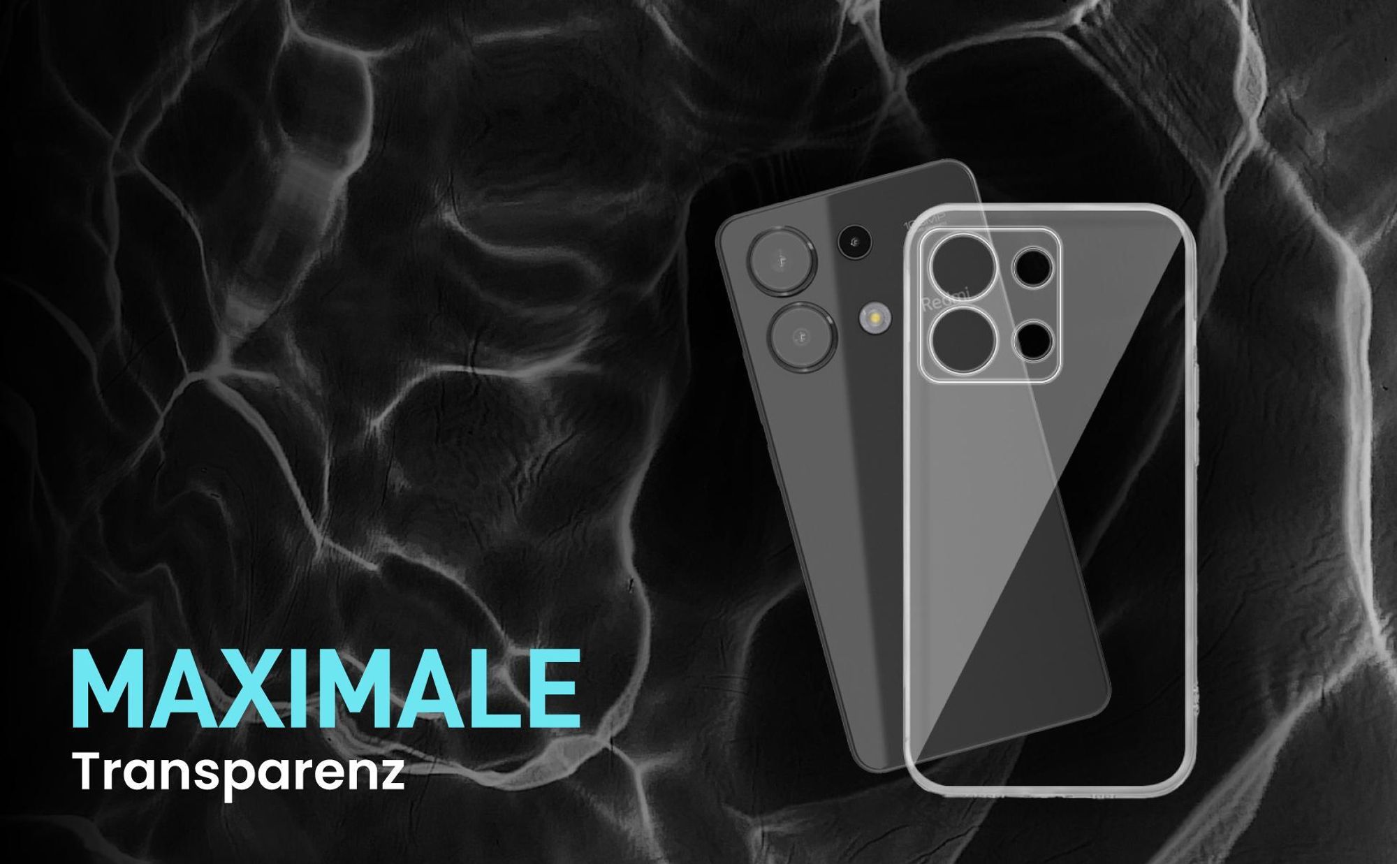 Flexible, exakt passgenaue Smartphonehülle für Xiaomi Redmi Note 13 Pro