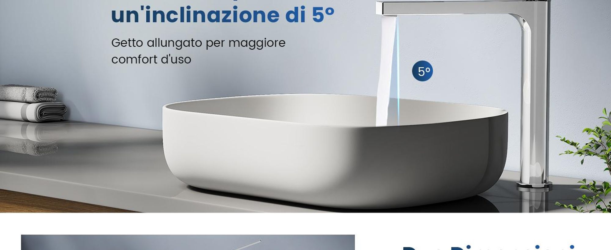 EMKE Rubinetto bagno cromo 335x233x46mm, ottone, cartuccia ceramica, miscelatore bagno, miscelatore lavabo, miscelatore lavabo