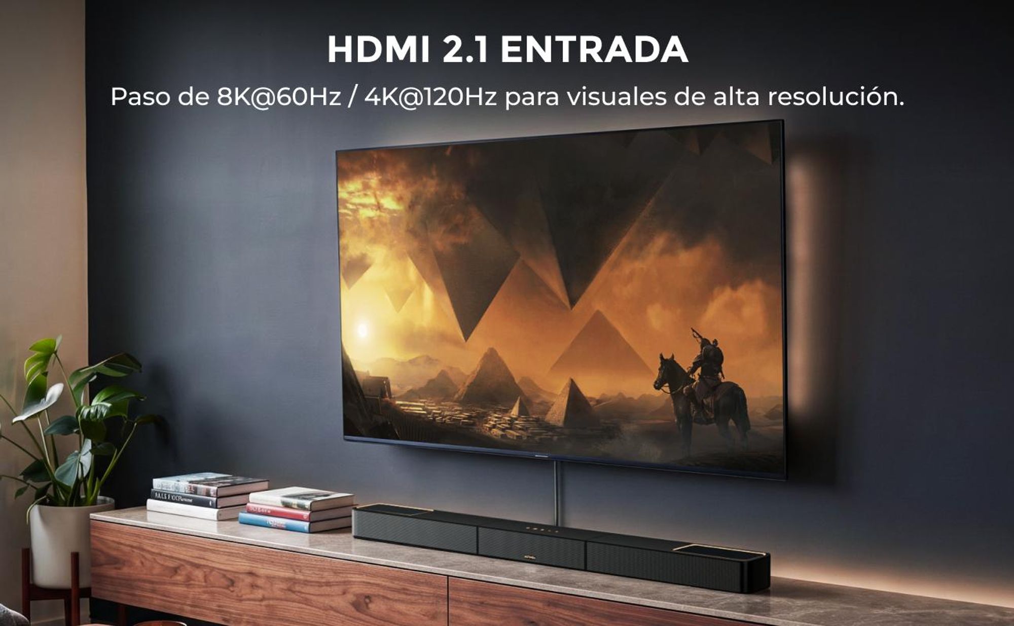 ULTIMEA Skywave X100 9.1.6: Barra de sonido con subwoofer de 10", Dolby Atmos, 1500 W, sistema de sonido envolvente para cine en casa y TV, compatible con paso de señal 8K HDR