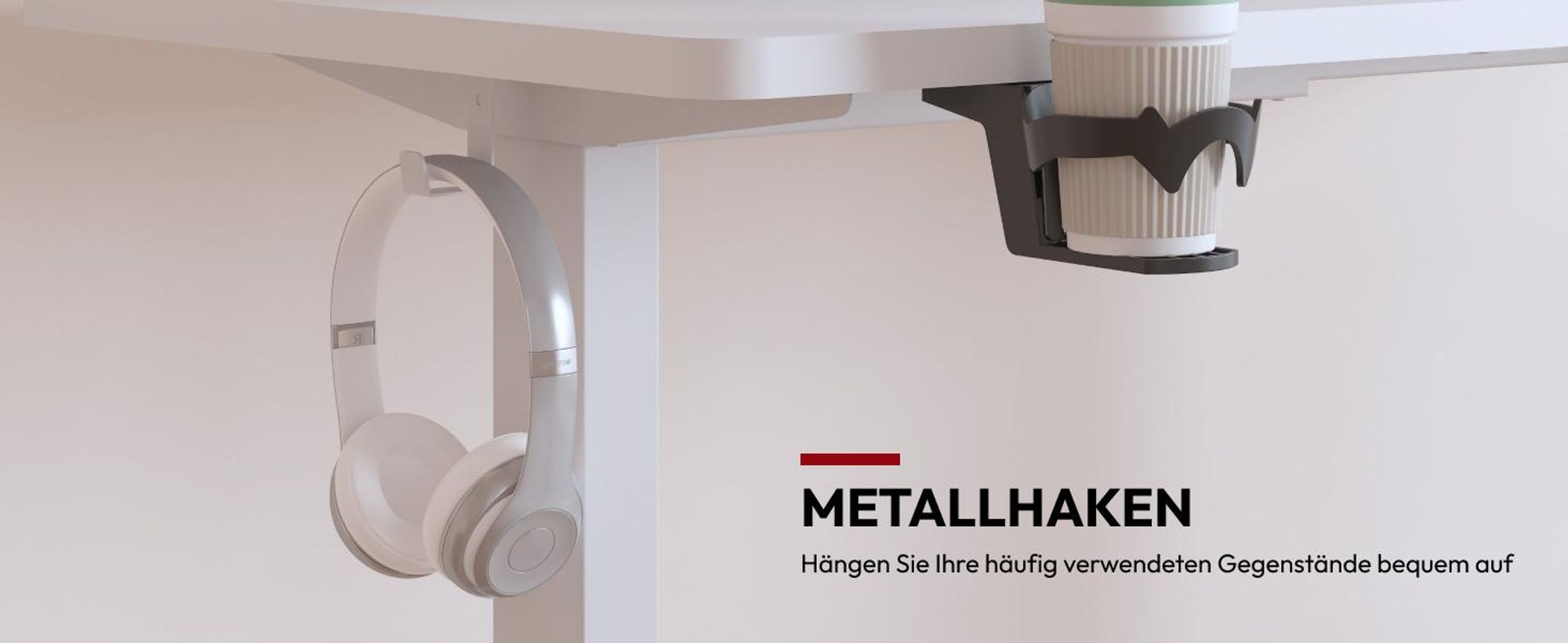SANODESK Höhenverstellbarer Schreibtisch 160x60cm elektrisch 4 Memory-Funktion, Antikollisionsschutz, 70kg Tragkraft, mit Haken und Ablagebox (Weiß)