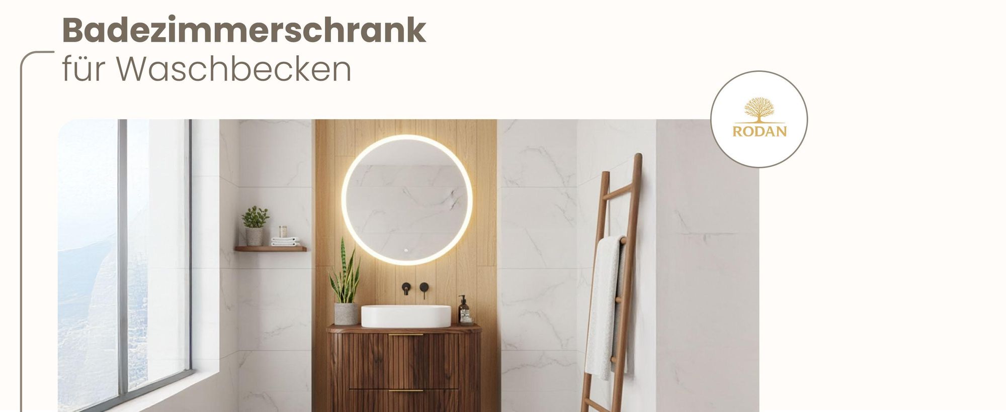 Waschbeckunterschrank Dunkelbraun 60 cm Soft-Close Schubladen