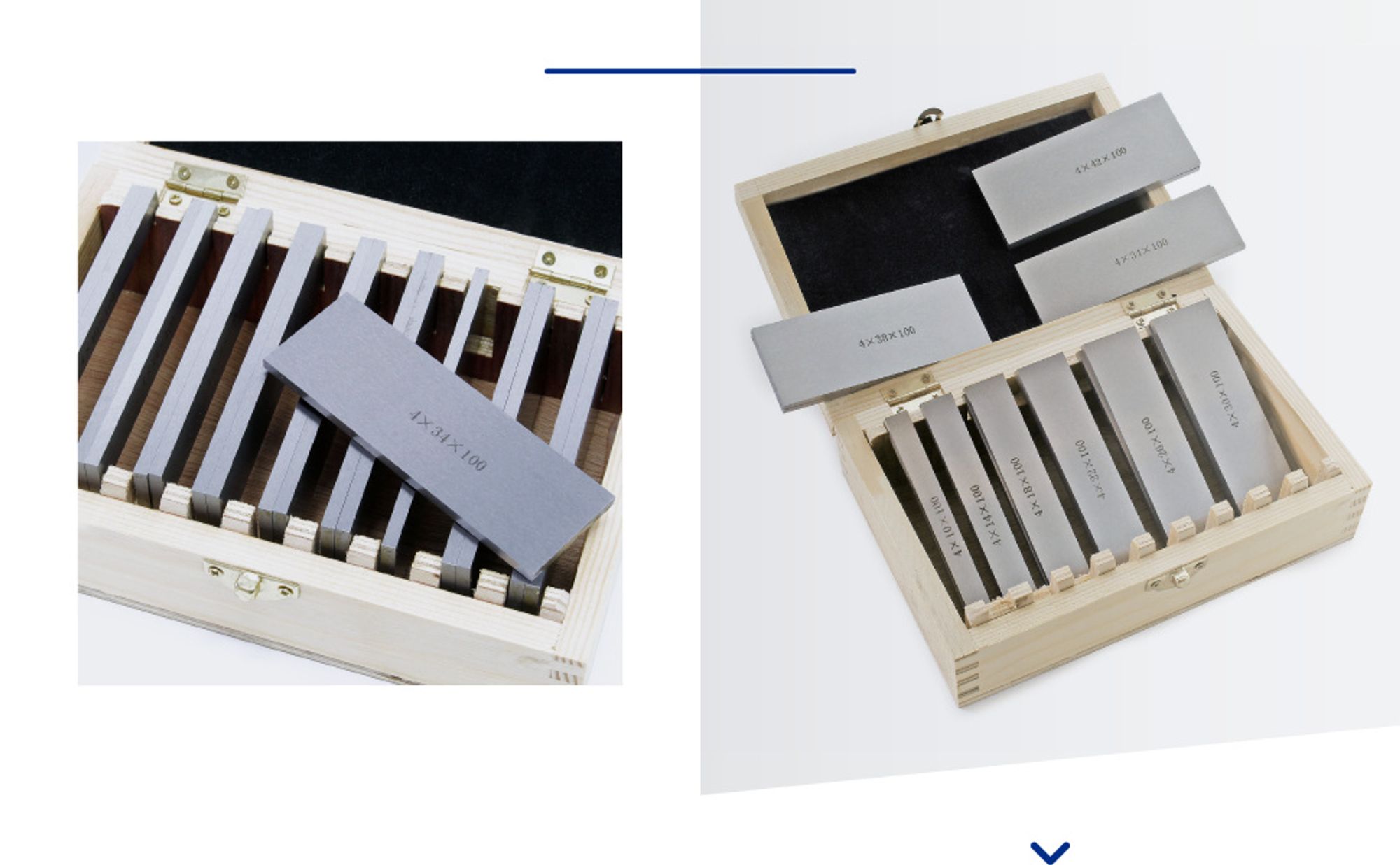 Wiltec Parallelunterlagen Set 18-teilig 100mm, 9 Paar Schraubstockunterlage aus Werkzeugstahl, Fräsunterlagen, Unterlegleisten