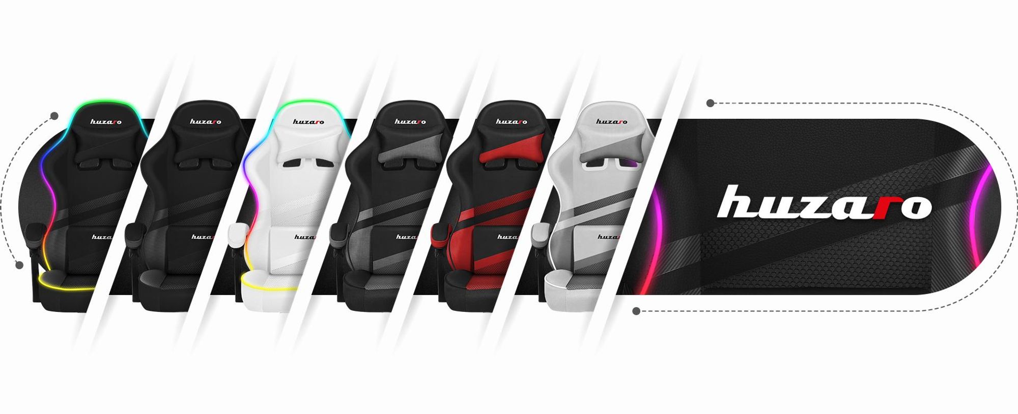 Huzaro Gaming-Stuhl - Force 4.4 RGB Black HZ-Force 4.4