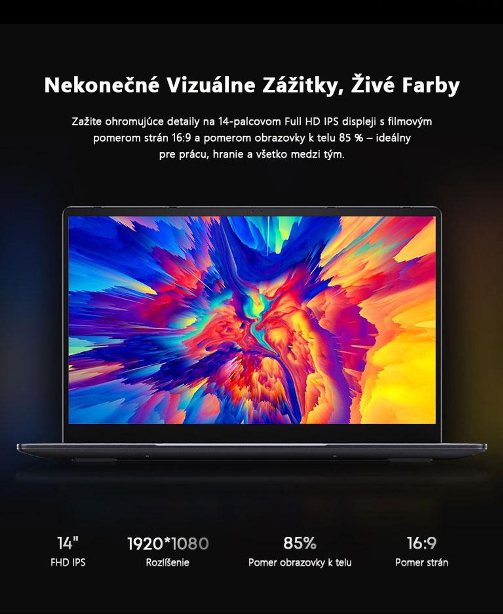Notebook CHUWI CoreBook-K1 s procesorom i3-10100Y, 14-palcovým FHD IPS displejom, 8 GB RAM, 256 GB SSD, Bluetooth a Windows 11