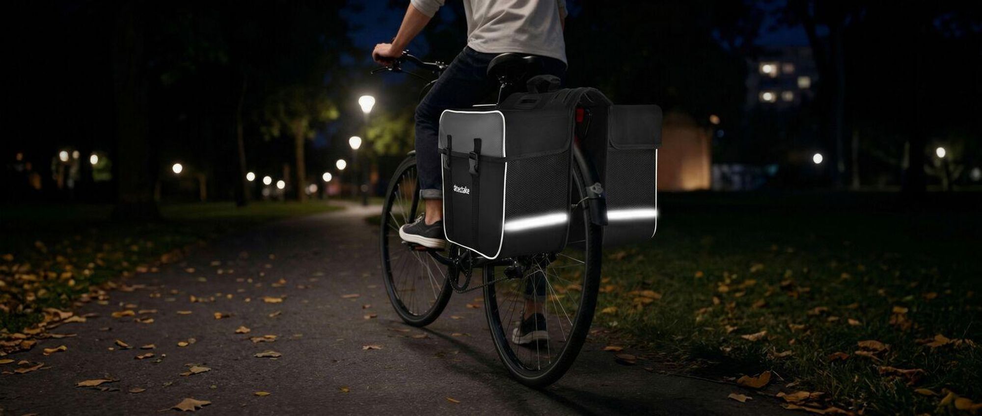 Set Fahrradtasche Georg und Fahrradrahmentasche große Fahrradtasche mit 2 Fächern wasserabweisend und robust