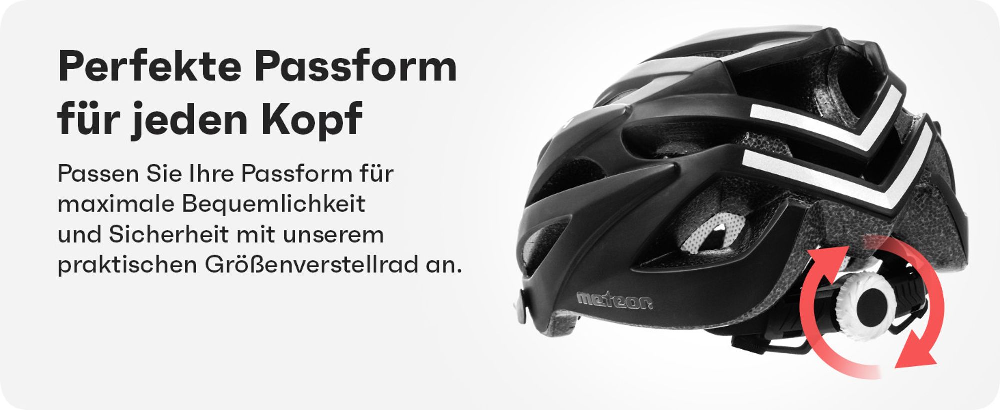 meteor Marven I Fahrradhelm Herren Damen Kinder-Helm MTB rollerhelm S 52-56 cm schwarz