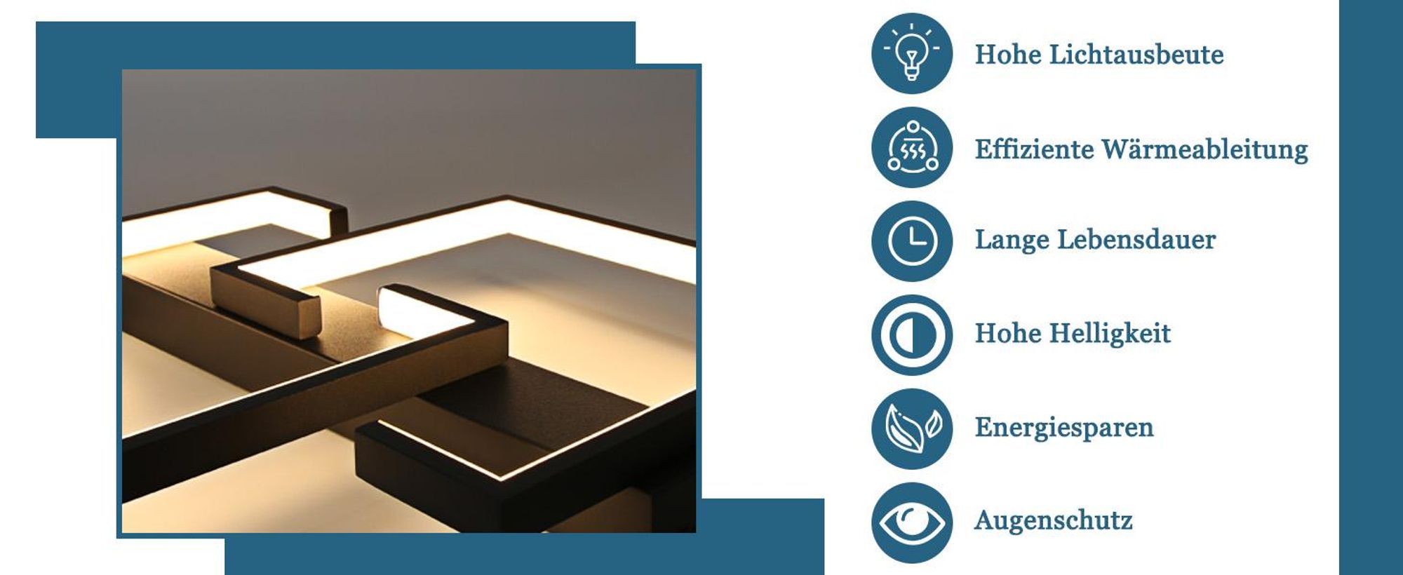 ZMH Deckenleuchte LED Deckenlampe Schwarz Klein Flurlampe 19W Metall Küchenlampe Warmweiß 3000K Schlafzimmerlampe für Flur Schlafzimmer Küche
