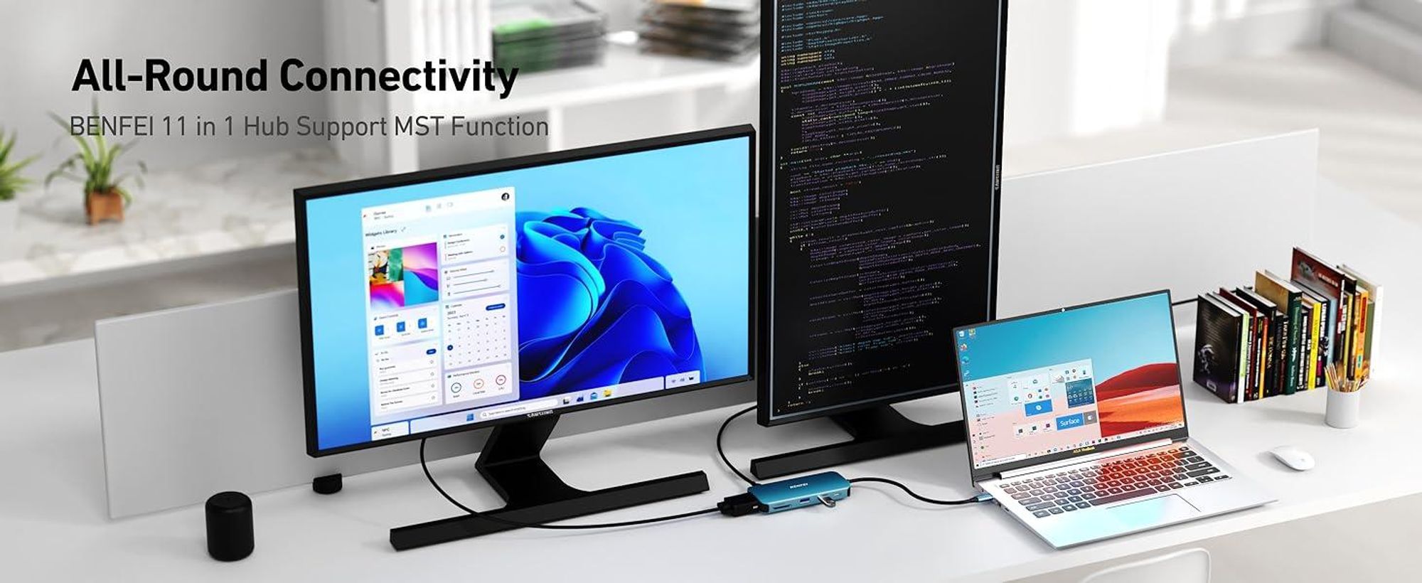 BENFEI Dockingstations USB C 11in1 Dockingstation Triple Display Hub