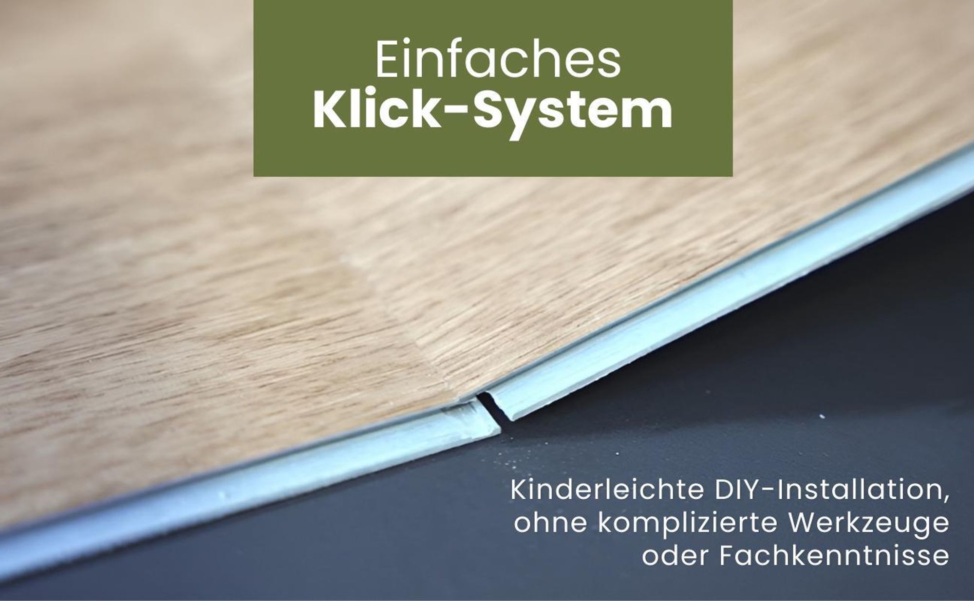 1 m² - Stilewo Klick-Vinylboden Fliese Steinoptik Bodenbelag wasserfest, robust, pflegeleicht - Dark Slate