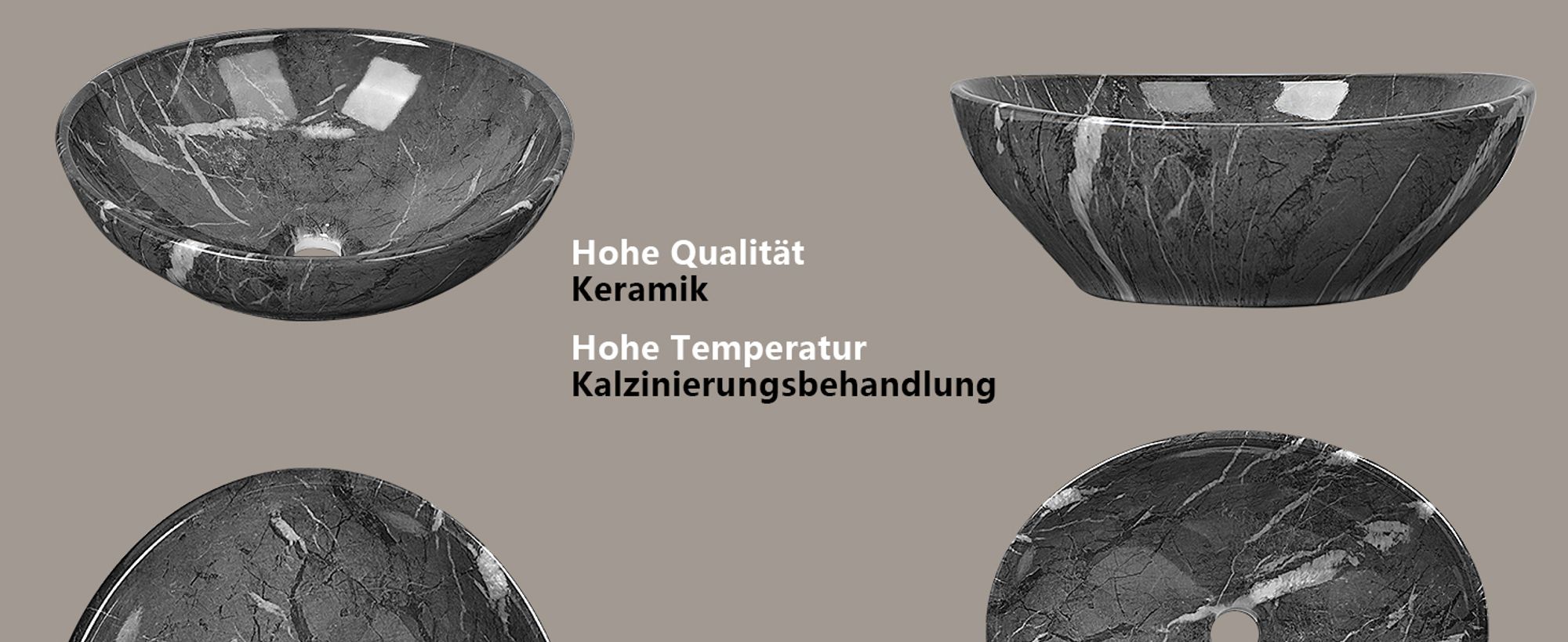 Geringe Wasseraufnahme, hohe Säurebeständigkeit, gute Fleckenbeständigkeit und einfache Wartung.