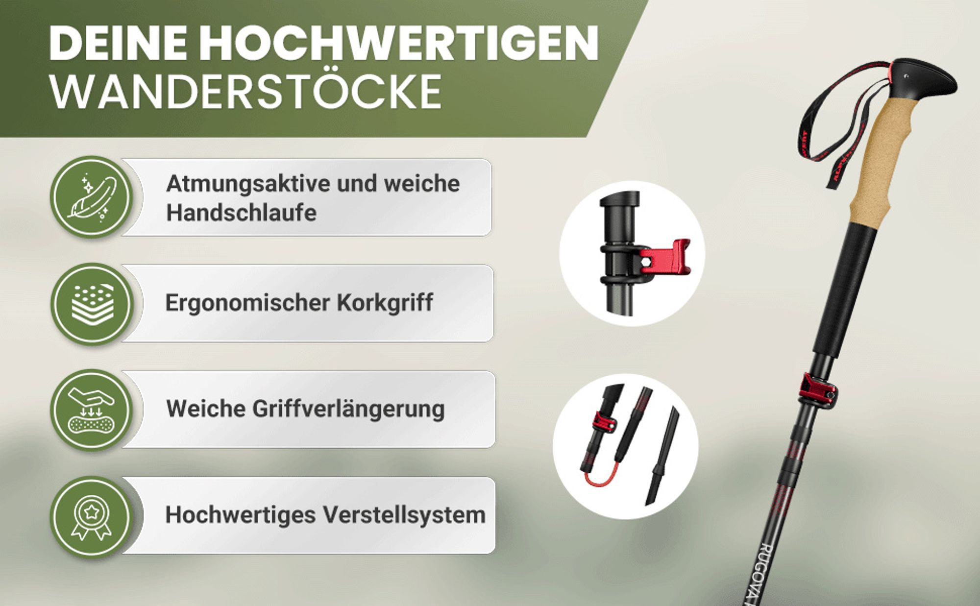 wanderstöcke leki walking stöcke klappbar nordic walking trekking nordic walking stöcke carbon