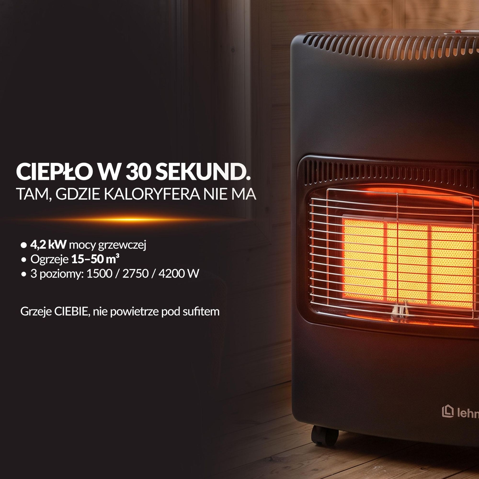 Piecyk Gazowy Lehmann Noel Ogrzewacz Gazowy Na Butlę 4200Kw Ltohg-4230Pl