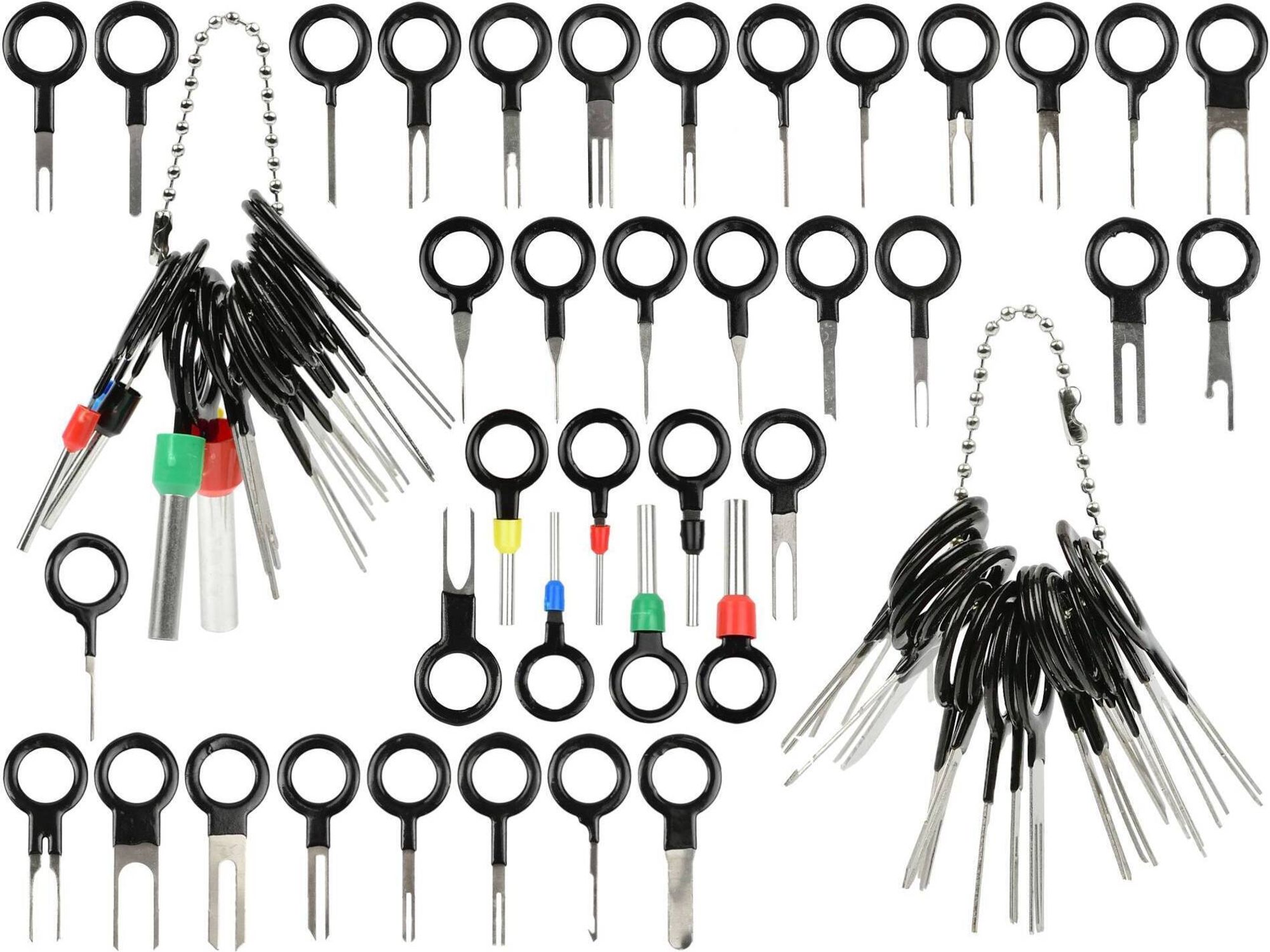 GEKO | Auto Entriegelungswerkzeug, 38tlg, KFZ Kabel, Stecker Ausbau Werkzeug, Auspinwerkzeug