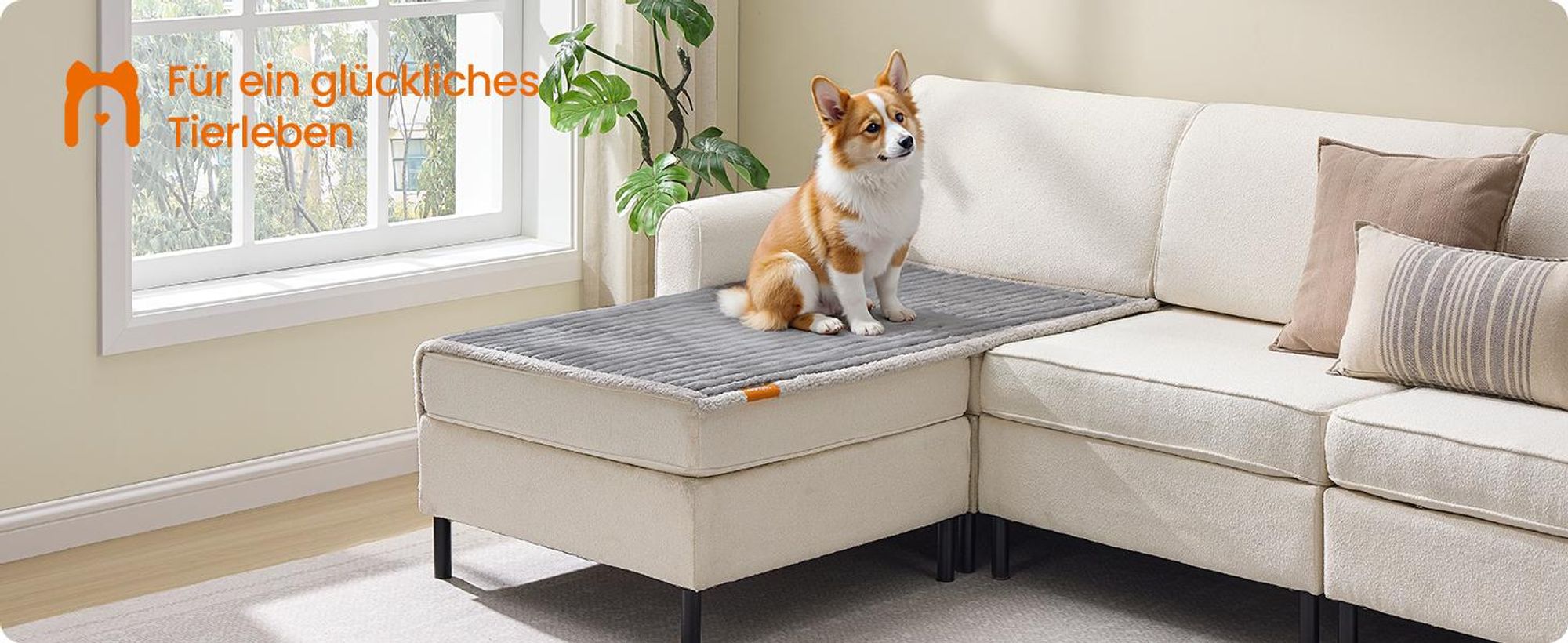 Hundedecke, wasserdichte Decke für Haustier, beidseitig verwendbar, Hundesofa waschbar