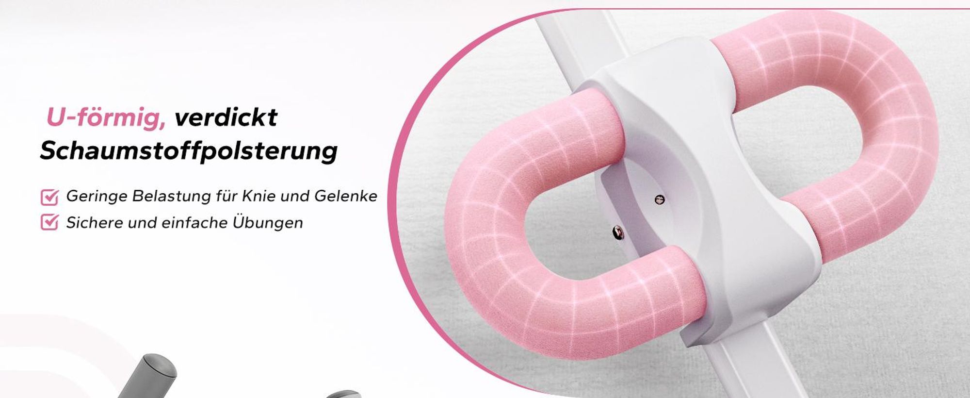 Multifunktionaler klappbarer Bauchmuskeltrainer – LCD-Display, 5 Höheneinstellungen & 2 Neigungswinkel, ergonomisch, bis 120 kg, Ganzkörpertraining