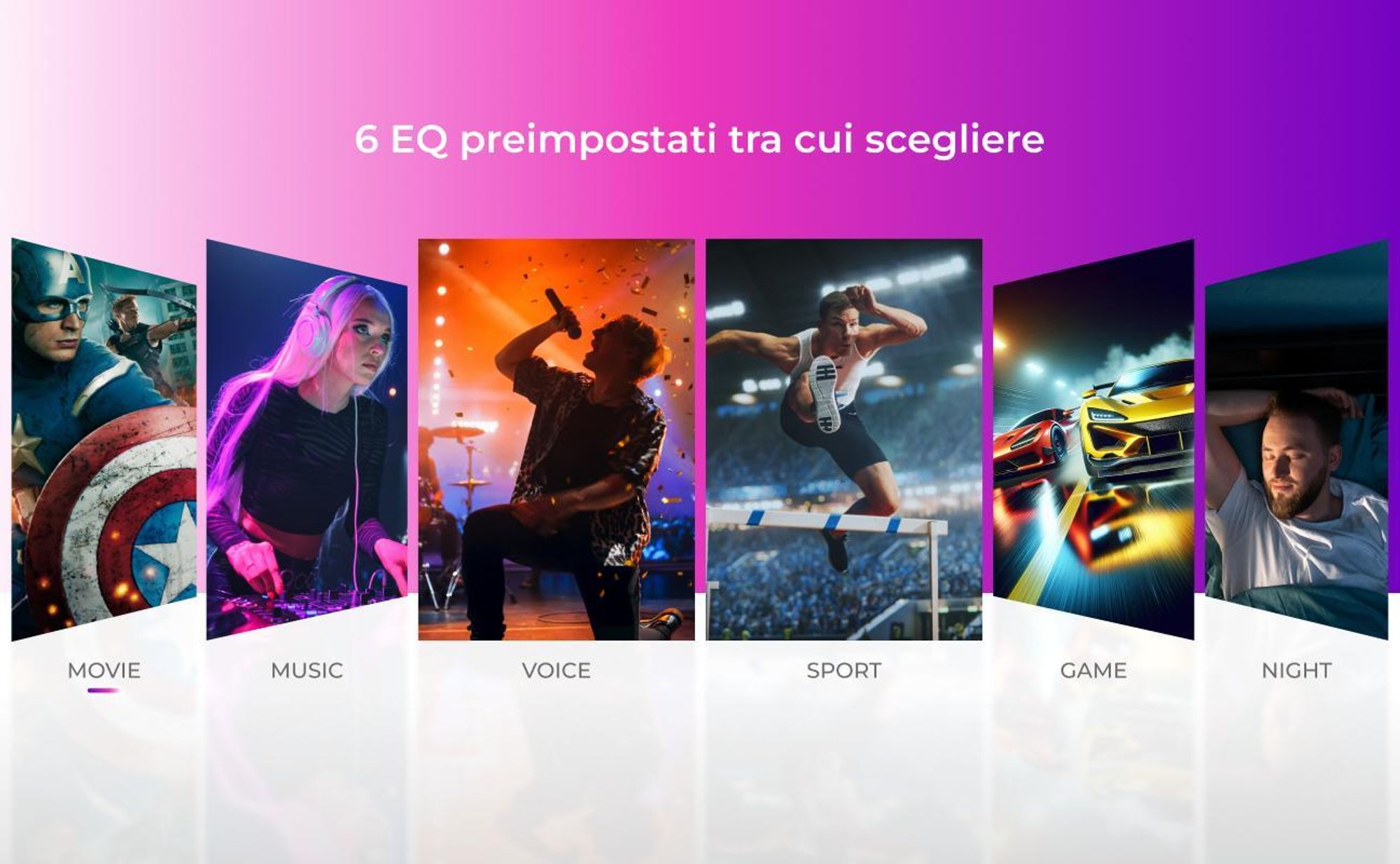 ULTIMEA Soundbar staccabile a 7,1 canali con luce RGB, sistema audio surround virtuale con subwoofer, 2 diffusori surround, 410 W
