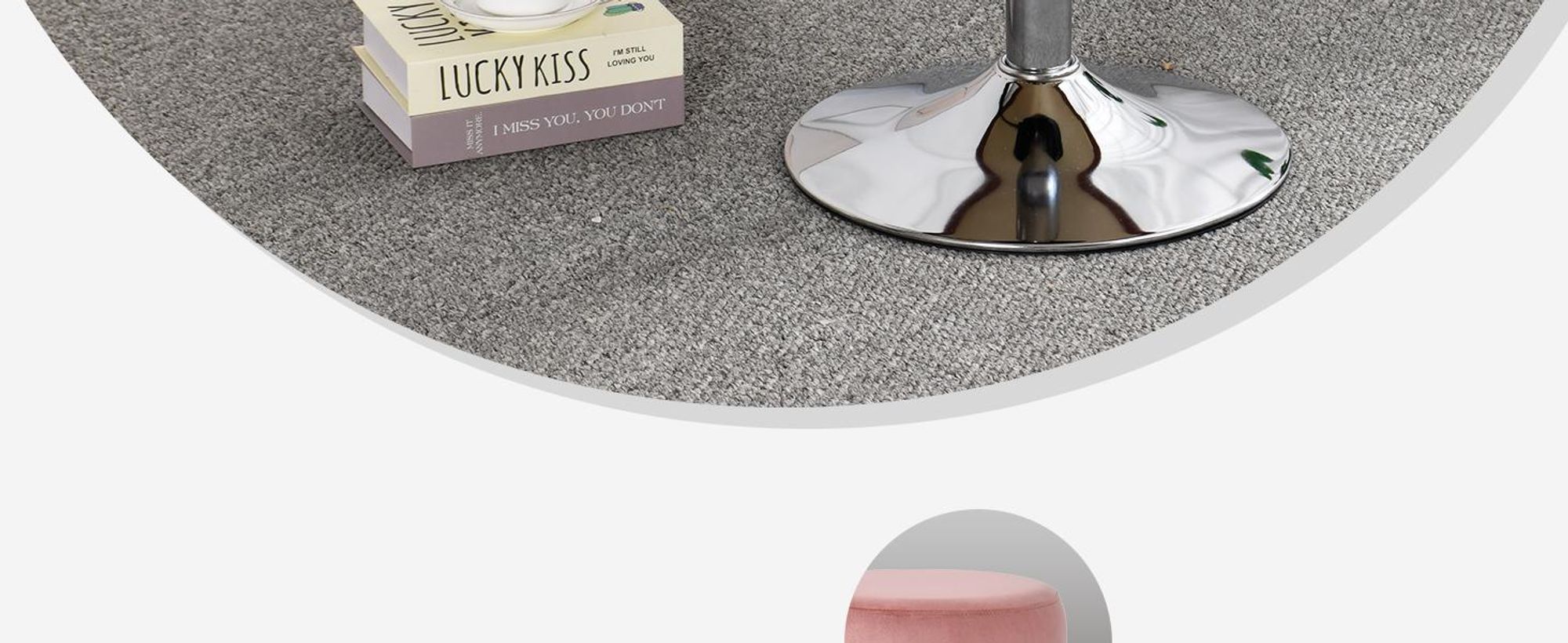Duhome otočná stolička s nastavitelnou výškou sametový make-up stolička sedák stolička s čalouněním barová stolička otočná do ložnice obývací pokoj bistro, růžová