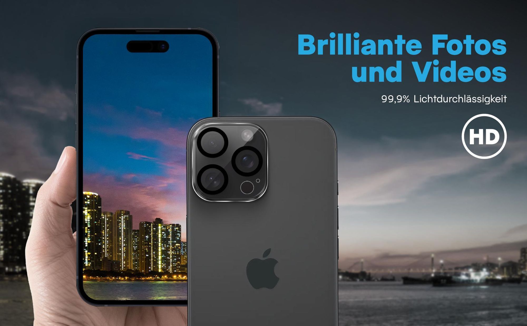 Brilliante Bildqualität mit dem Apple iPhone 15 Pro dank 99,9% Lichtdurchlässigkeit