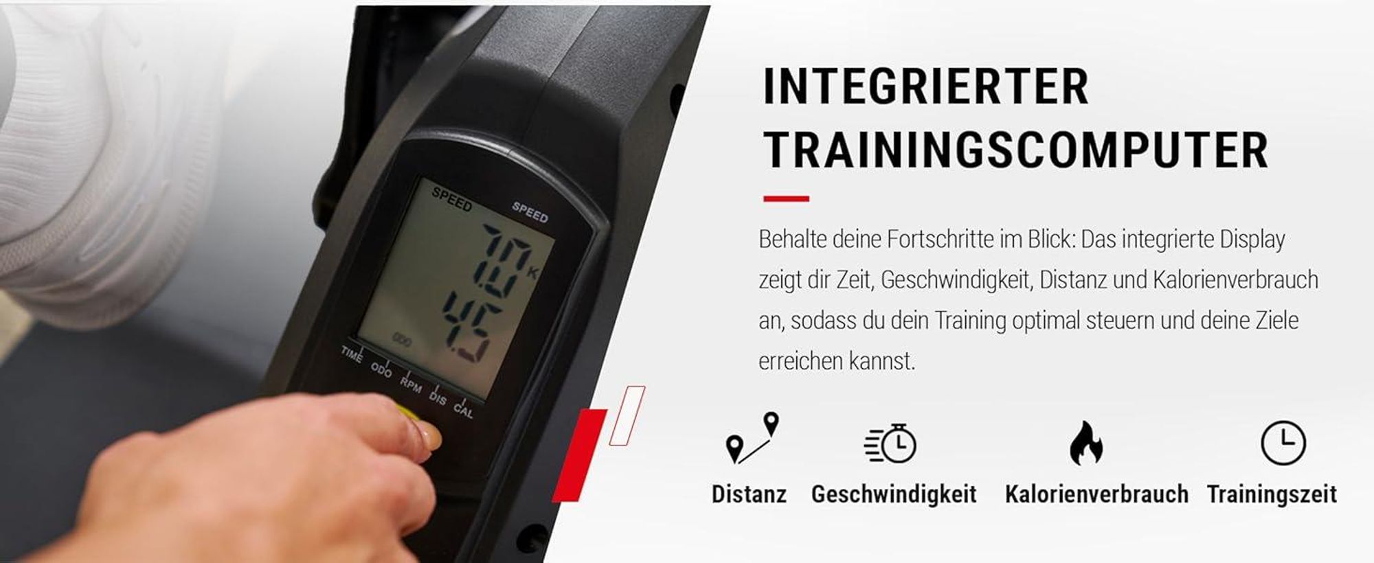 HAMMER Pedaltrainer Magnet, Arm und Beintrainer für Zuhause