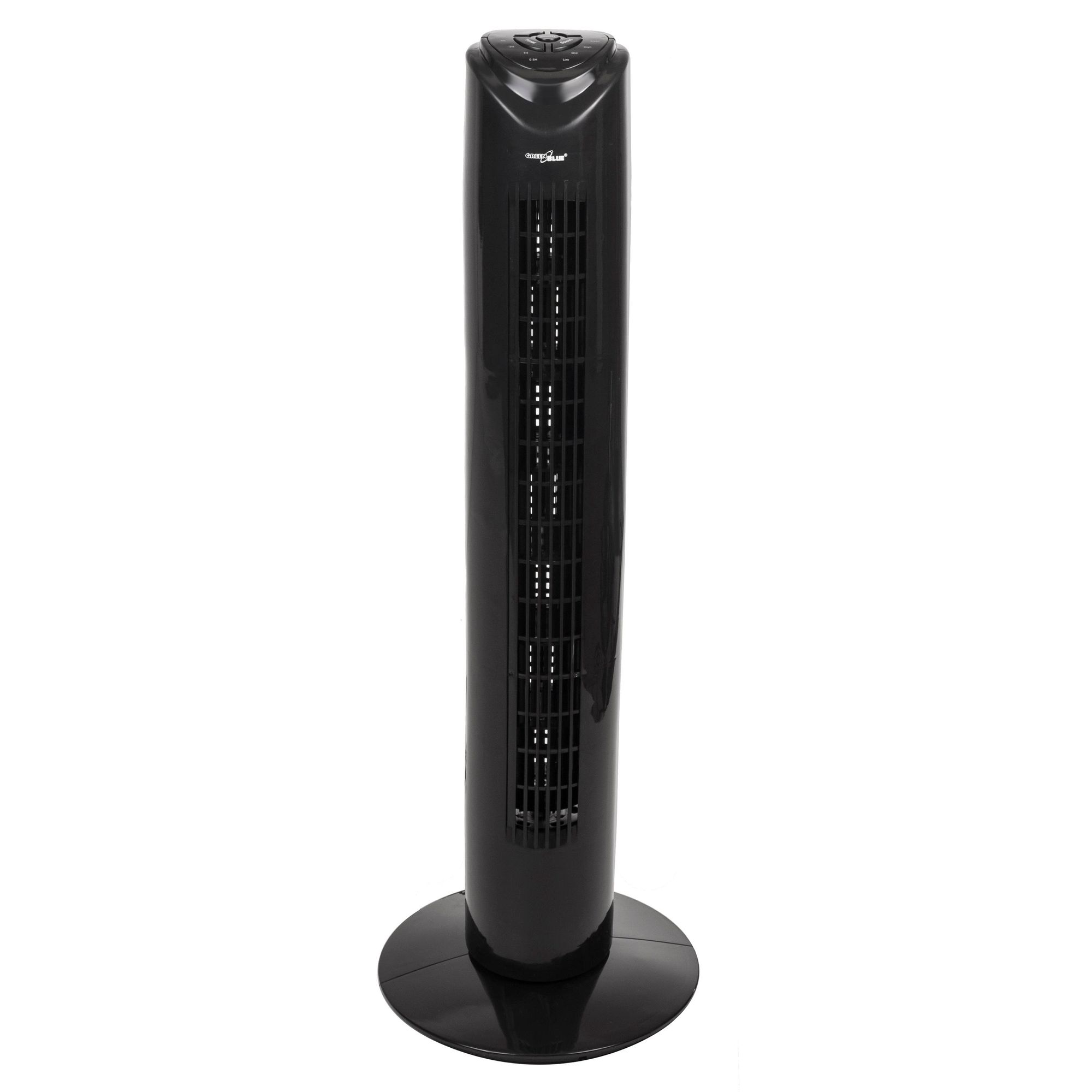 Turmventilator Ventilator mit Fernbedienung 3 Modi und 3 Geschwindigkeiten Oszillierend 80° 45W 7,5 Stunden Timer 82cm Höhe