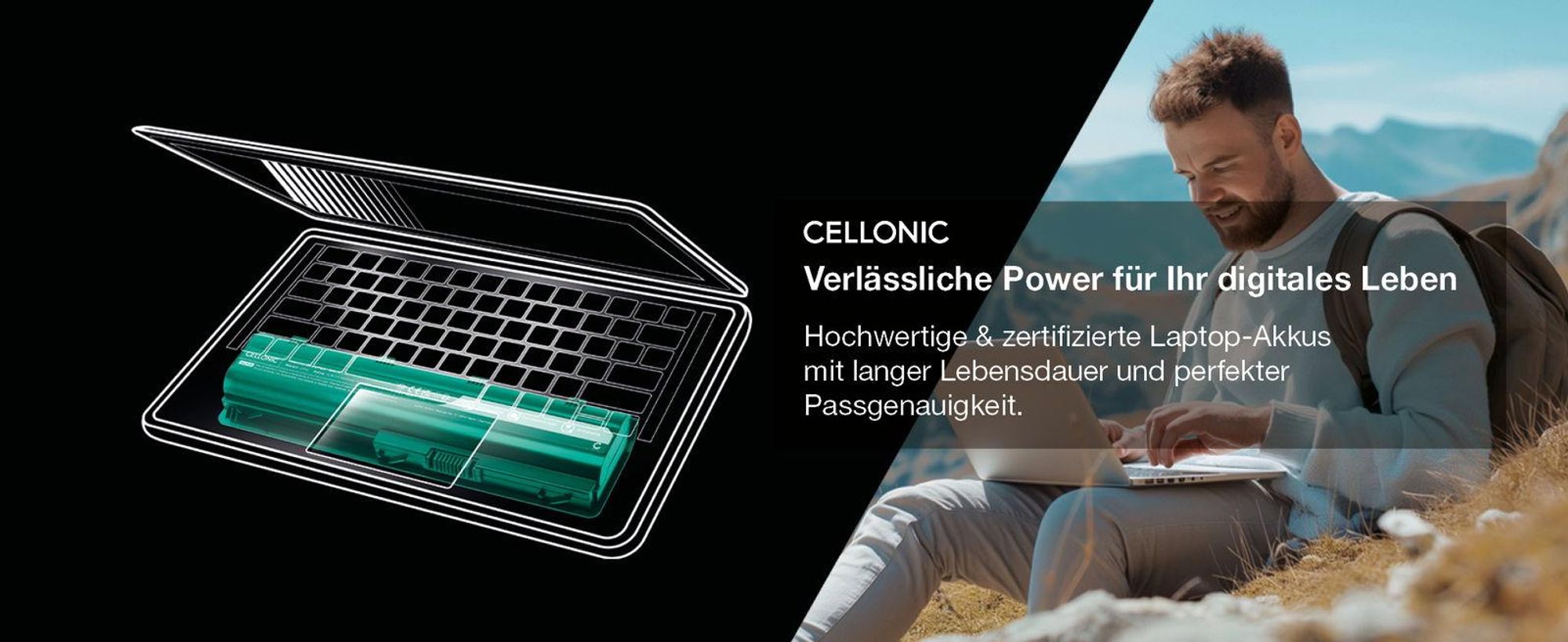 CELLONIC 1x Akku für Notebook Kompatibel mit Lenovo ThinkPad T460s, ThinkPad T460, ThinkPad T470s, 00HW022 - (2000mAh, 11.4V)