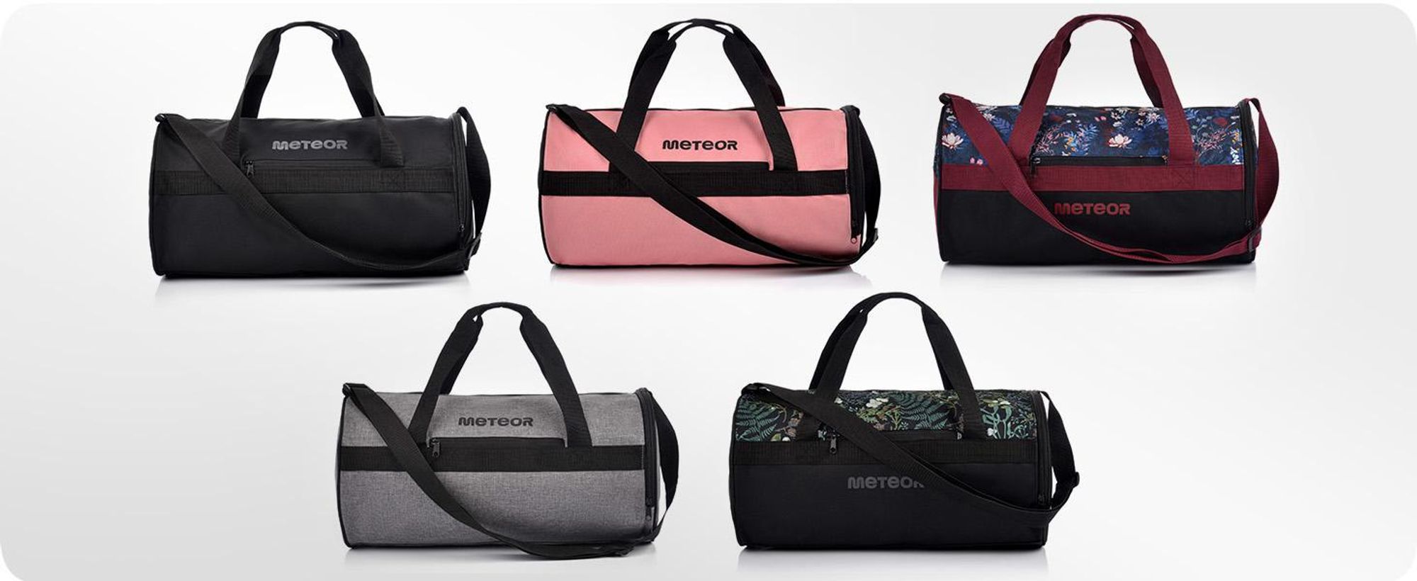 Torba sportowa Meteor Sirin 25 l torba treningowa torba podróżna torba na siłownię torba fitness czarna
